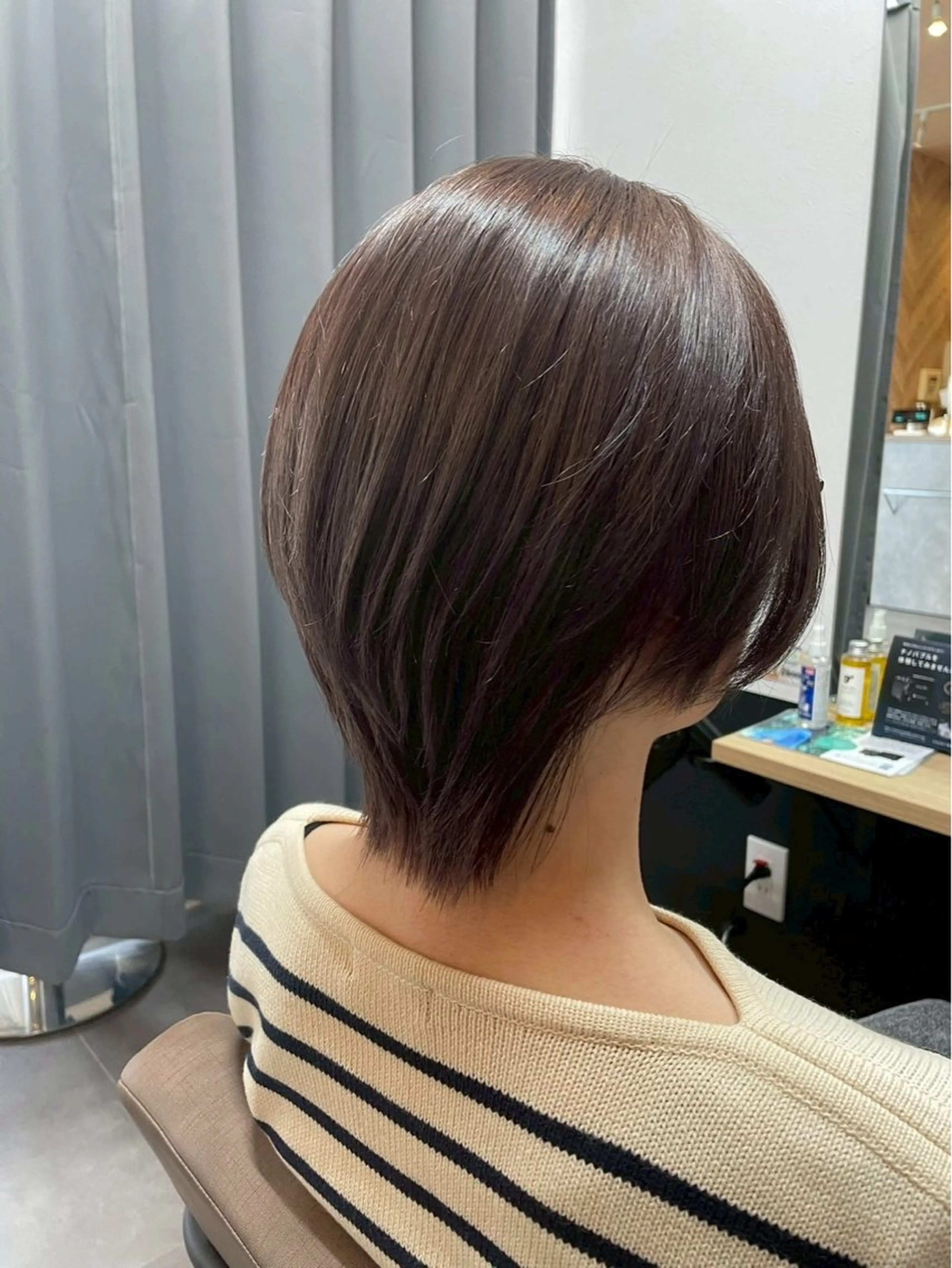 ミディアム カラー 梨沙_ 蘇我2号店のヘアスタイル