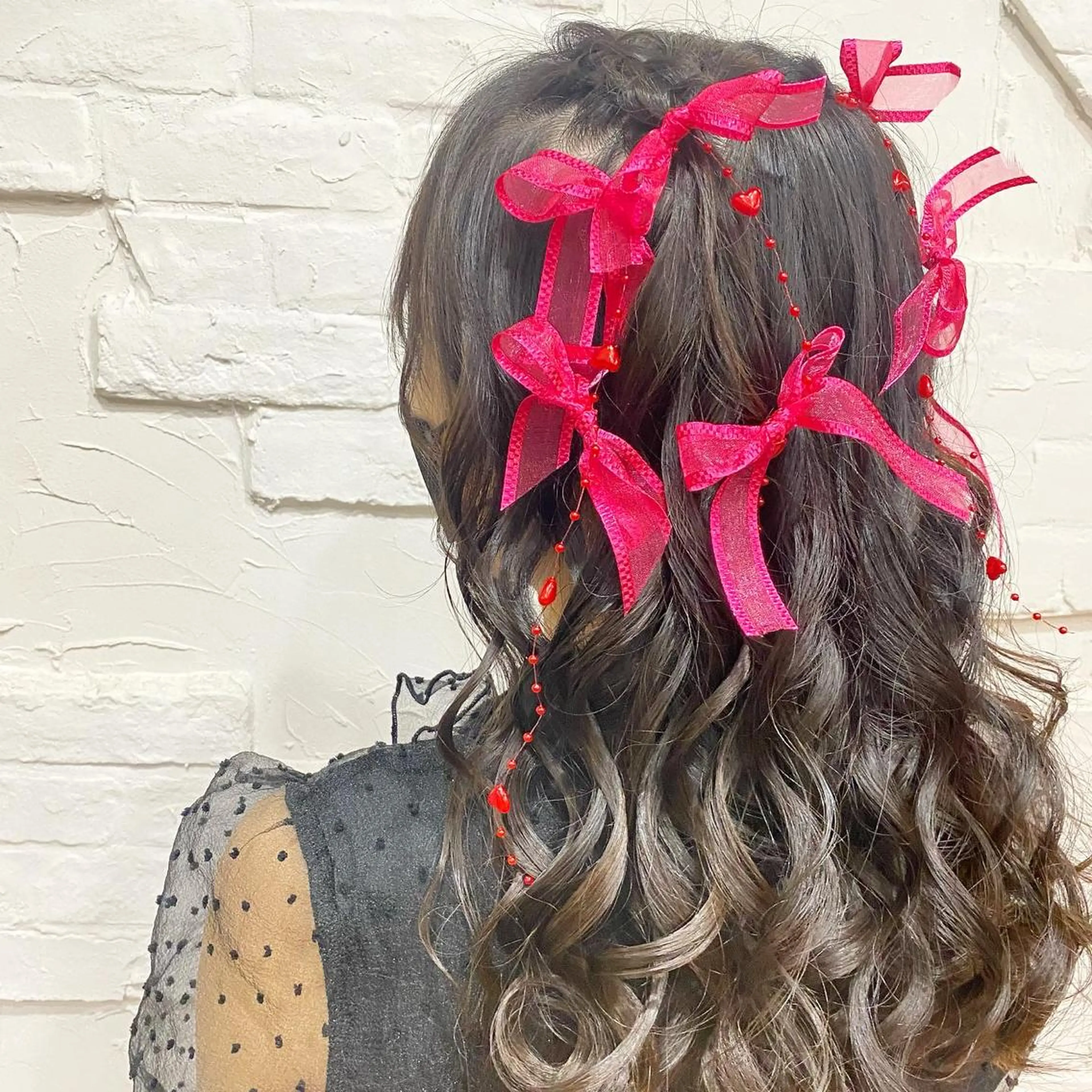 ロング まつパ・ヘアセット ♡Chinami♡のマツエク・マツパデザイン