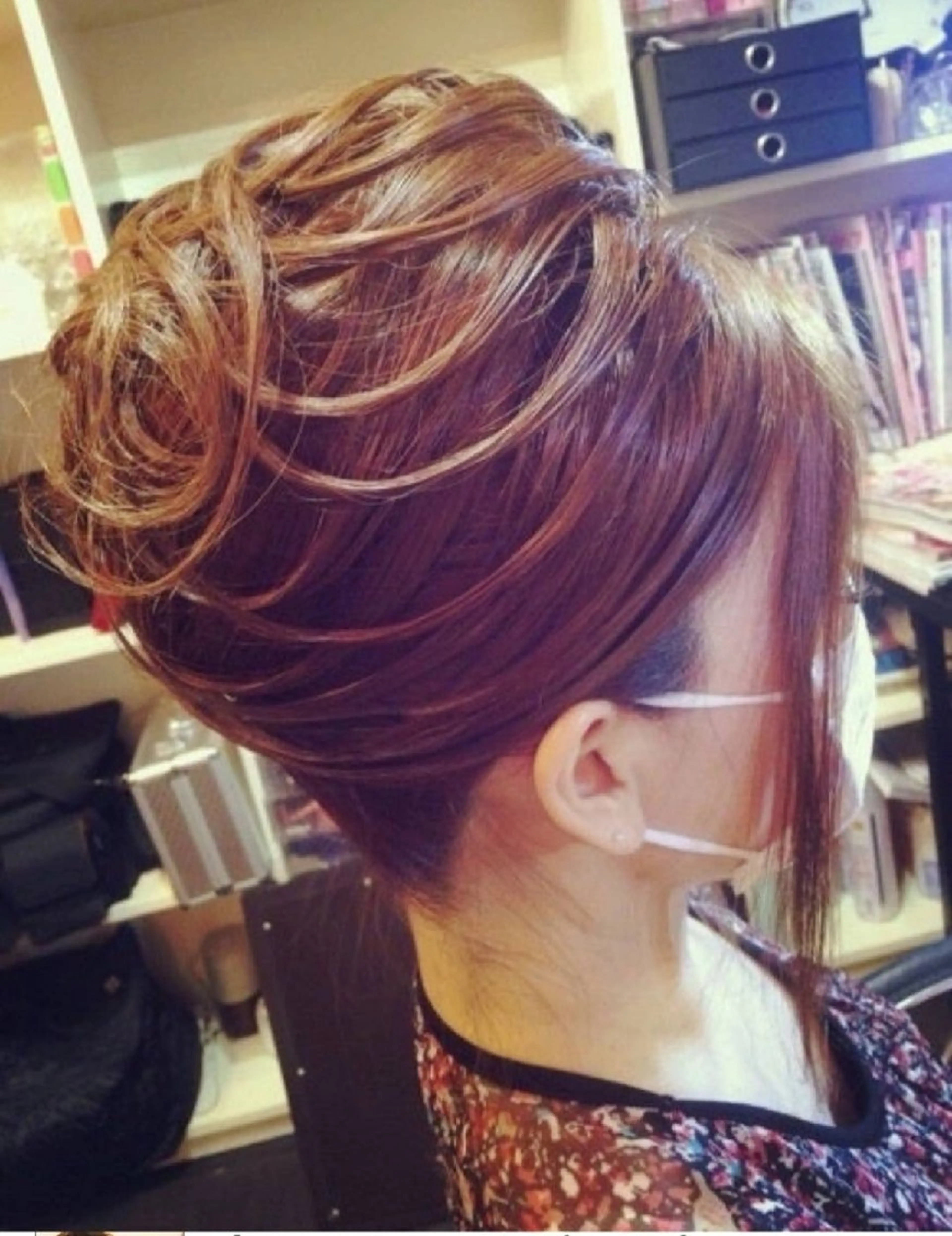 セミロング ヘアメイク/着付け AYAKAのヘアスタイル