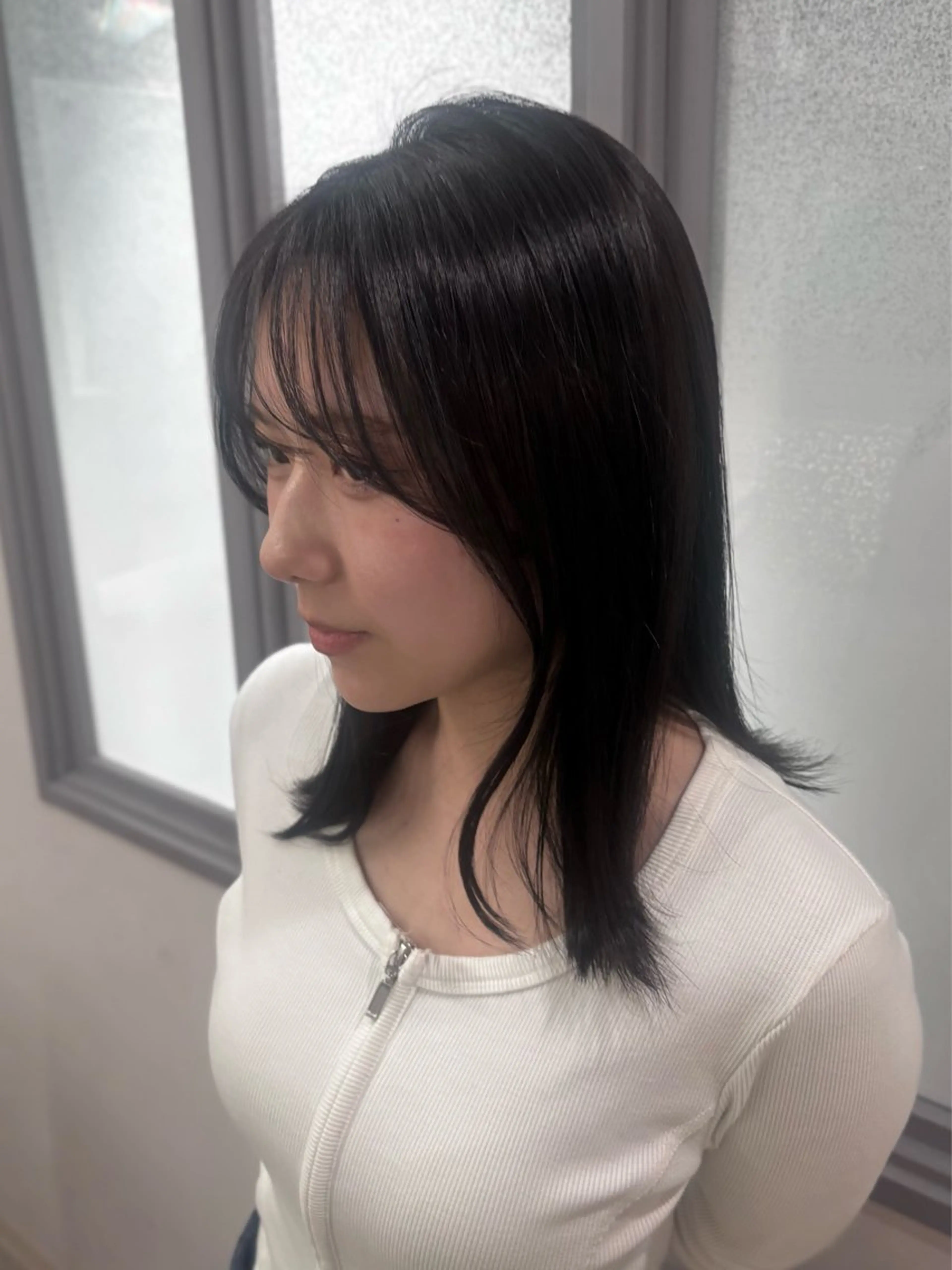 ミディアム カラー ヘアカラー hachiyama rinaのヘアスタイル