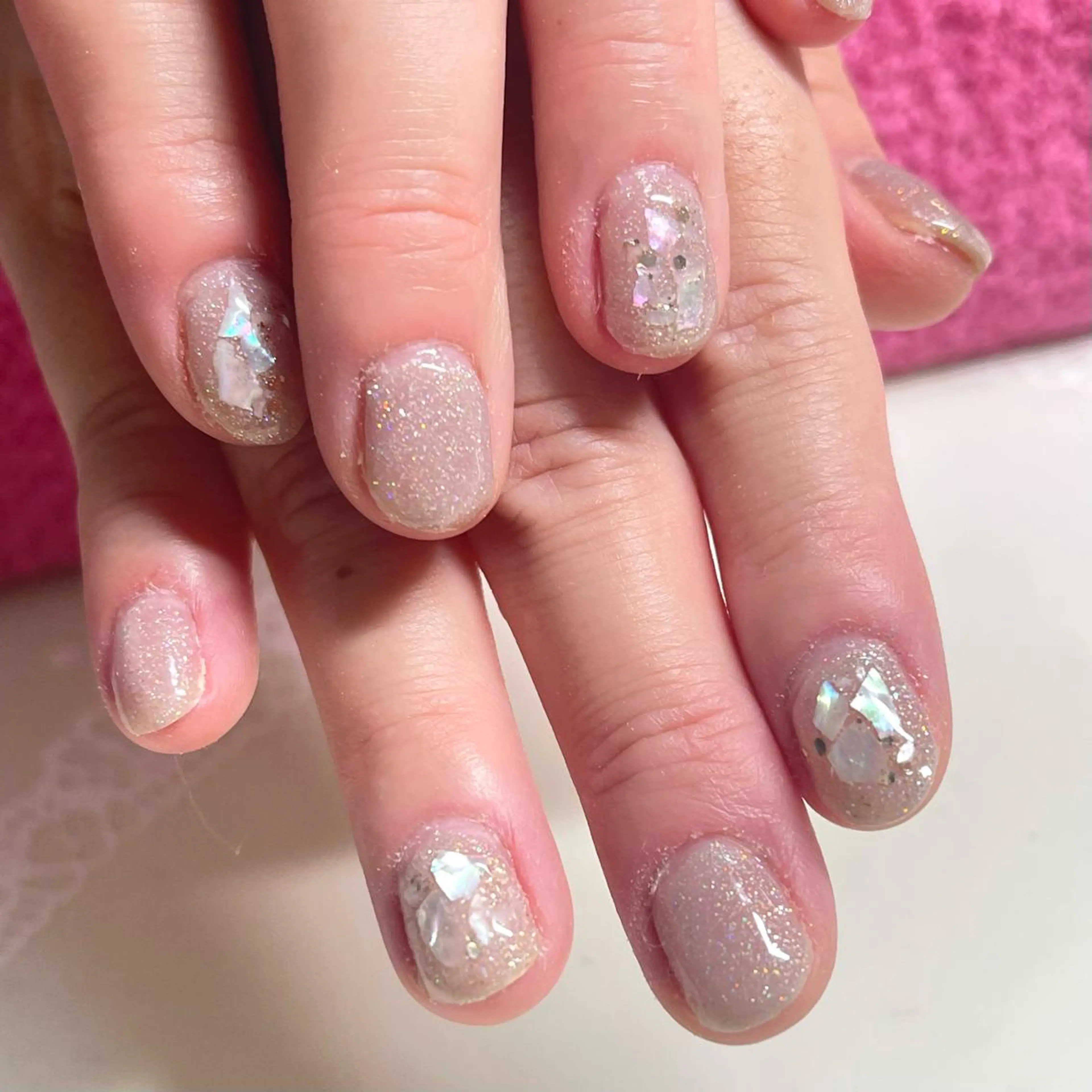 ネイル キラキラネイル Flora nailのネイルデザイン