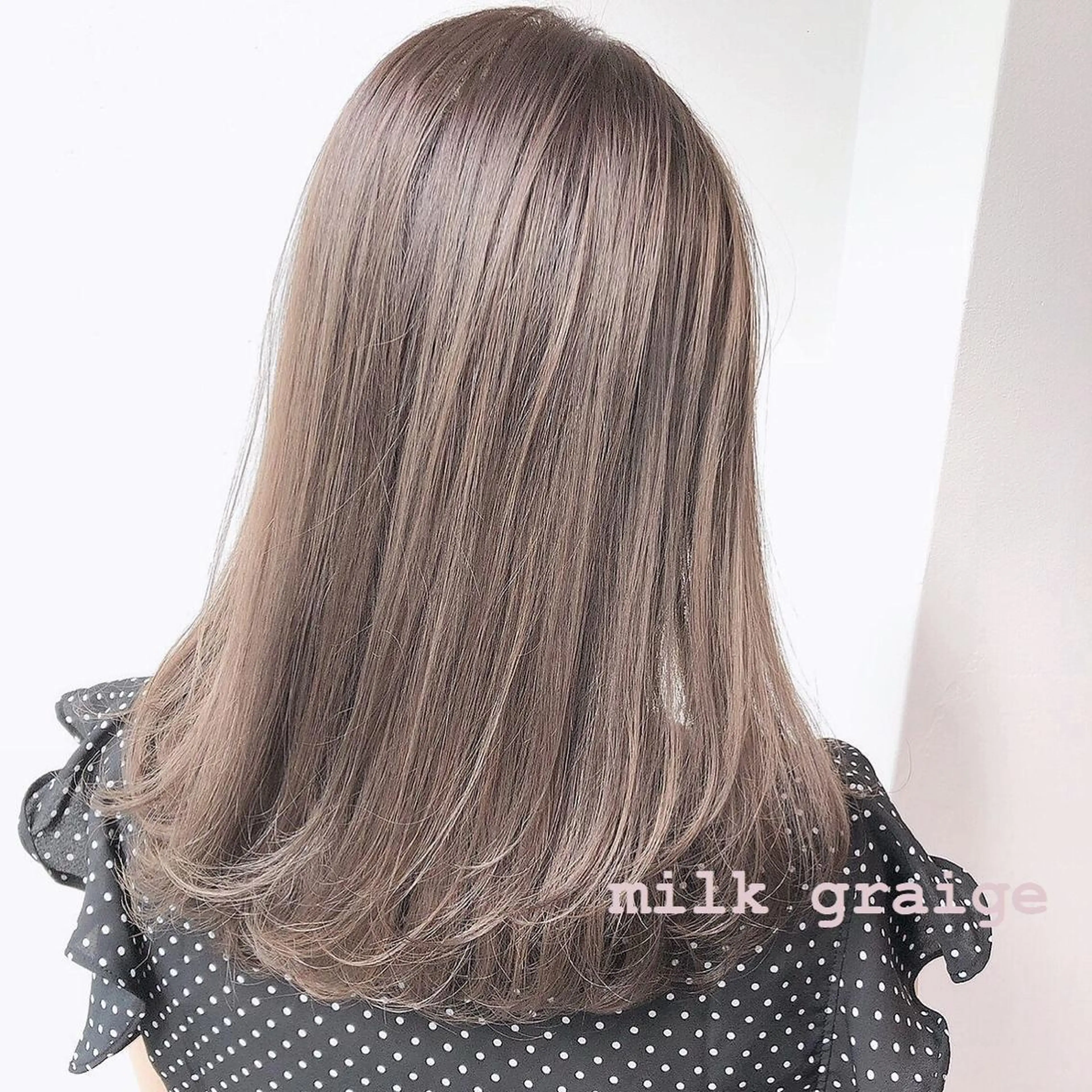 ミディアム カラー カット ヘアカラー 💗🤍透明感カラー 🤍💗kanonのヘアスタイル