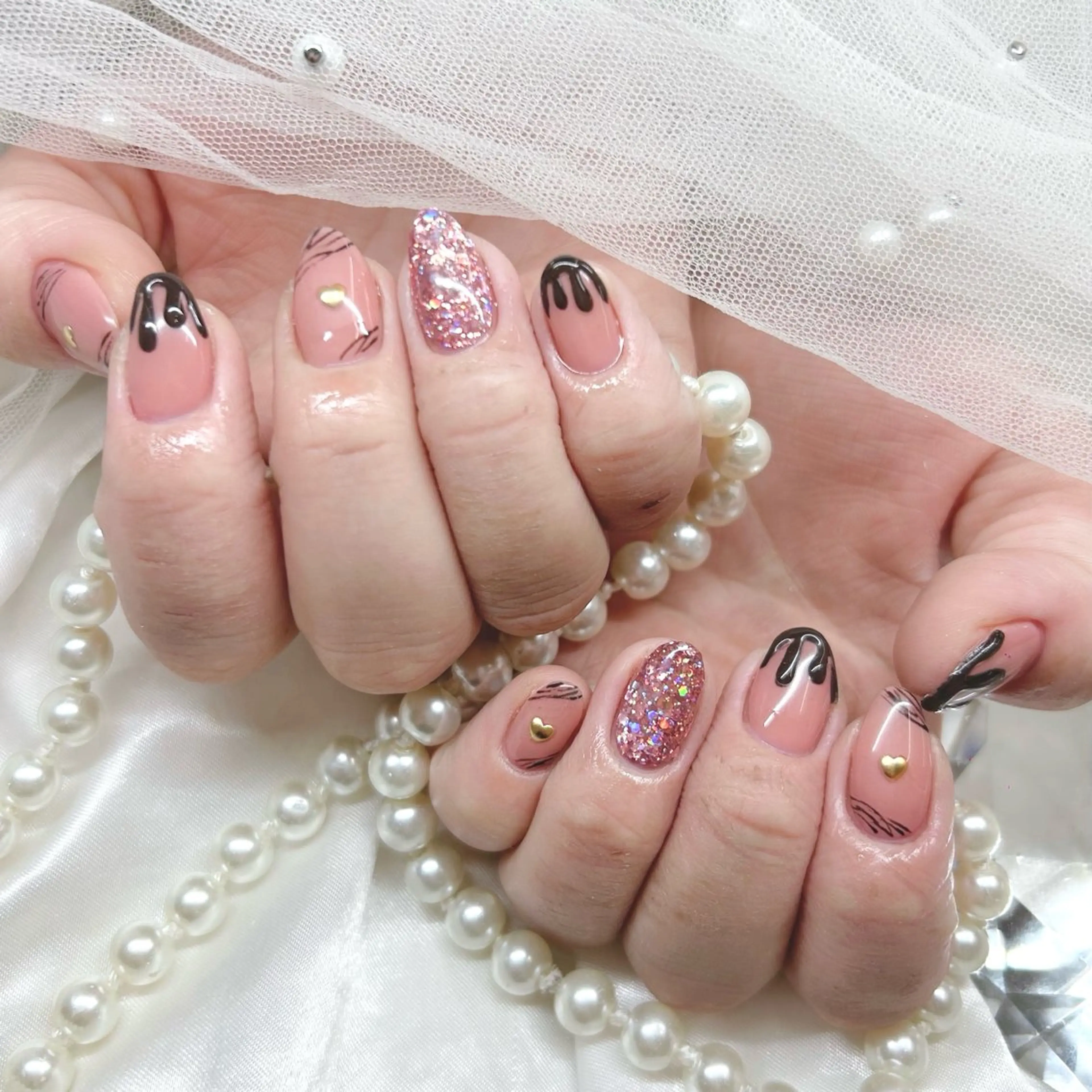 ミディアム ハンドネイル Nailsalon Angeのネイルデザイン