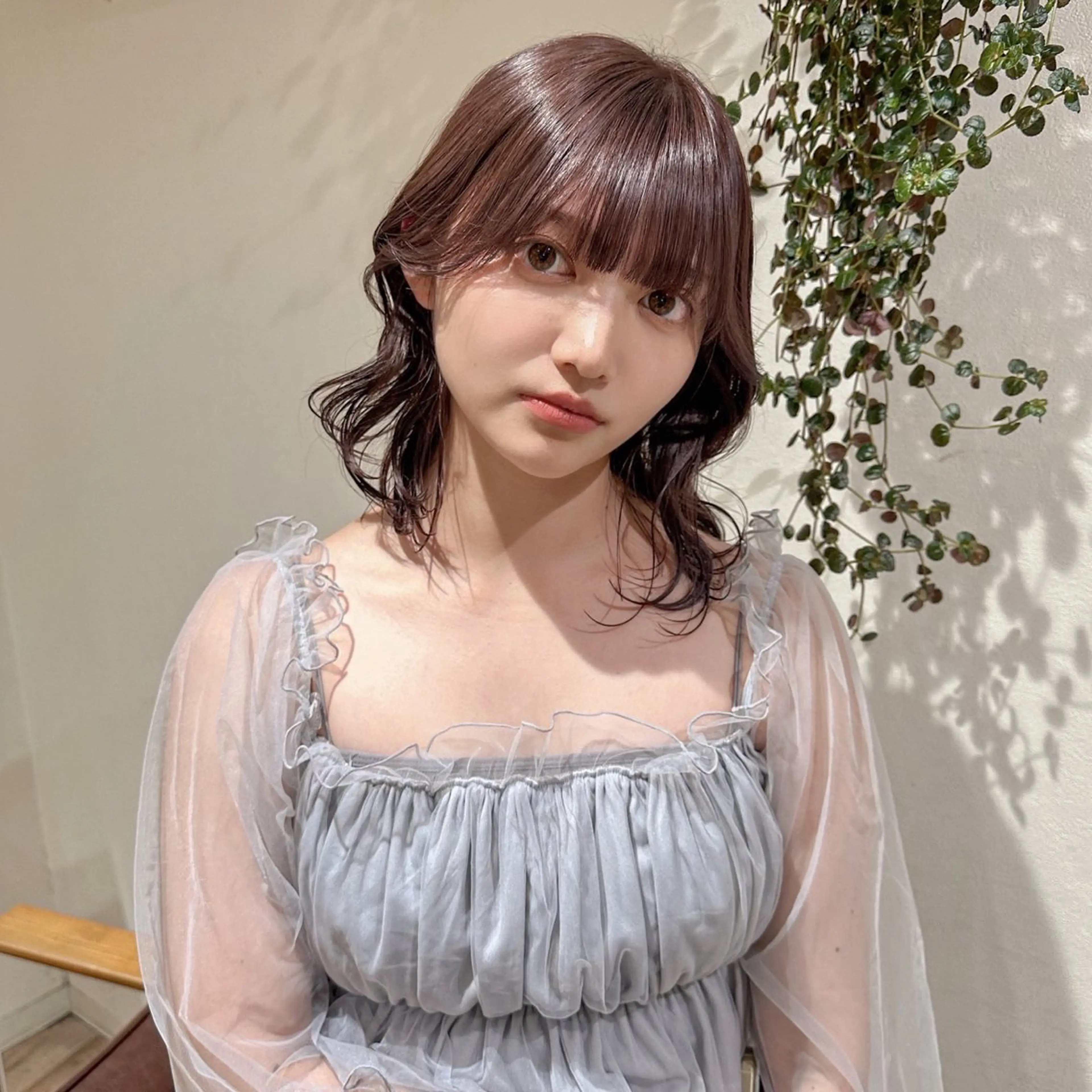 ミディアム カラー メンズ特化🏹カット パーマ/チヒロ🤍のヘアスタイル