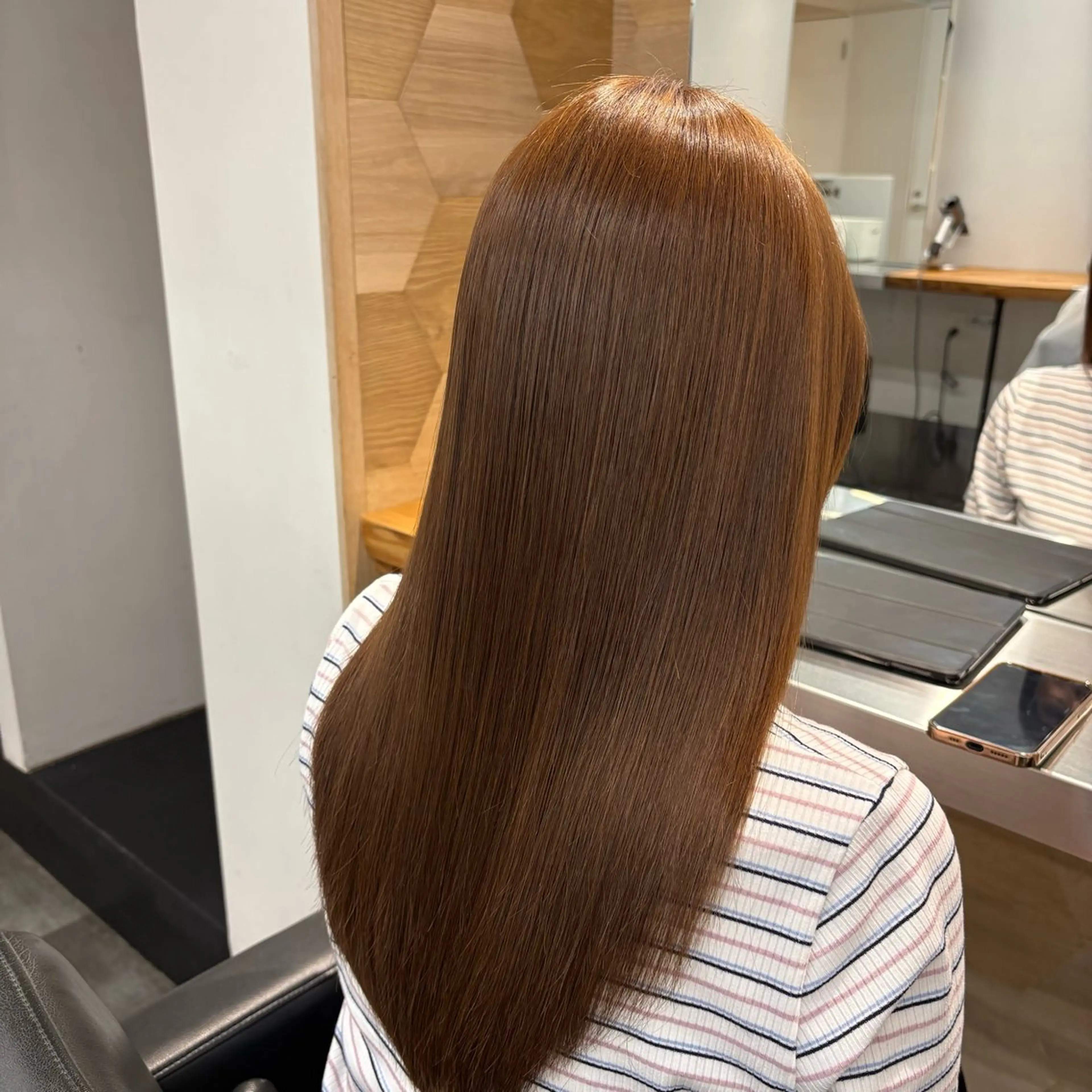 ロング 中村 美月のヘアスタイル