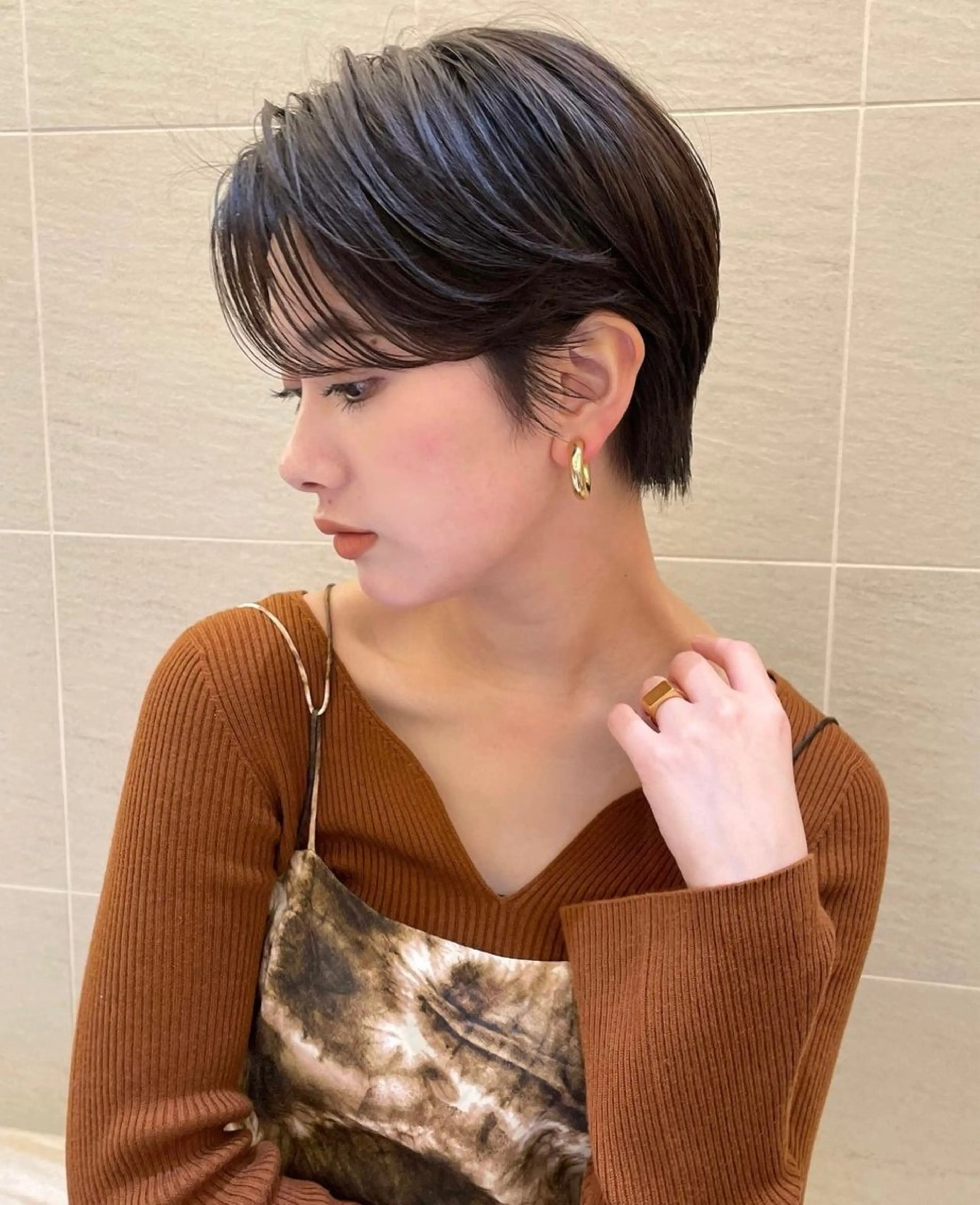 ショート カラー ショートヘア 撮影モデル様募集 直樹のヘアスタイル