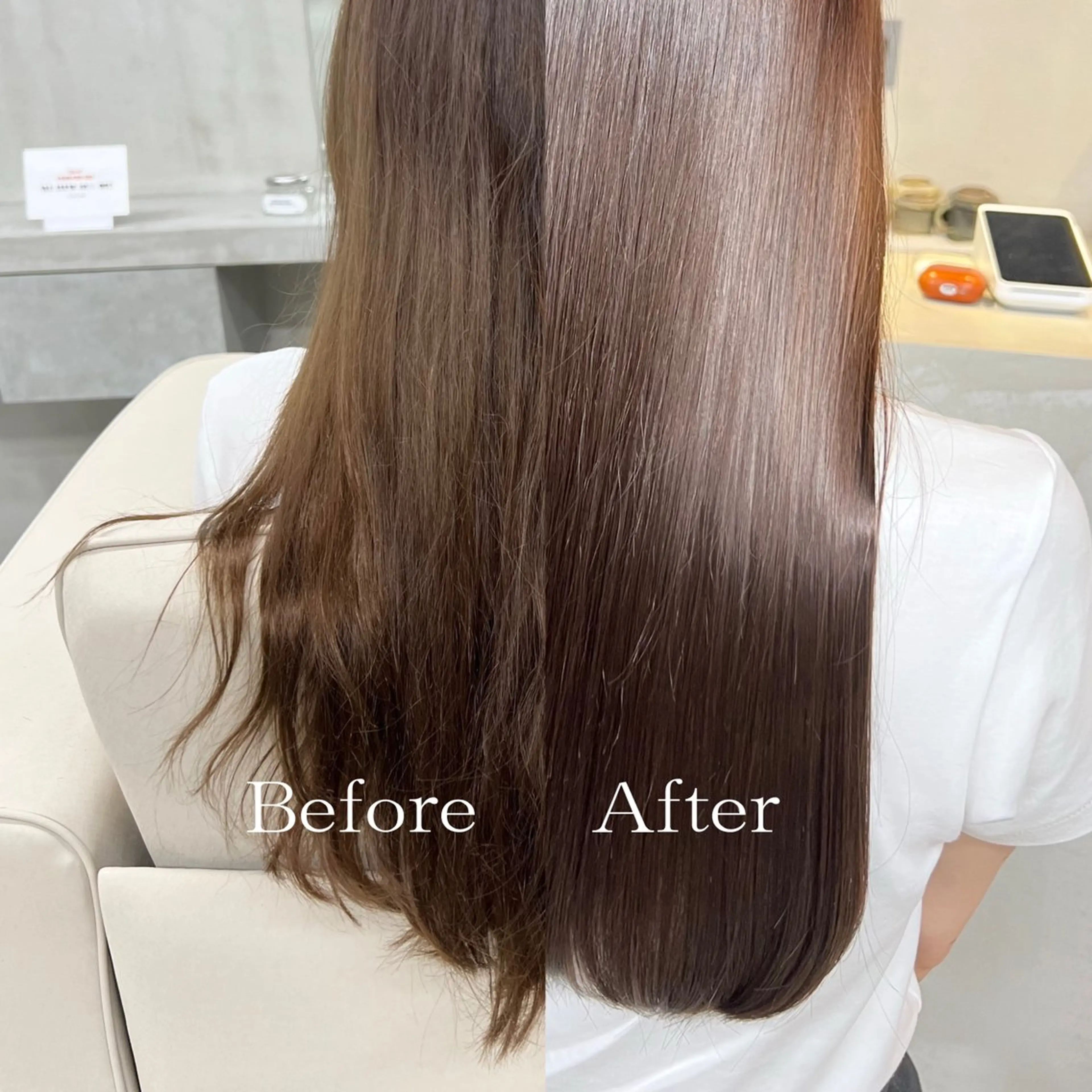 ロング カット トリートメント ヘッドスパ カット無料/髪質改善 髪質根本改善/艶髪のヘアスタイル