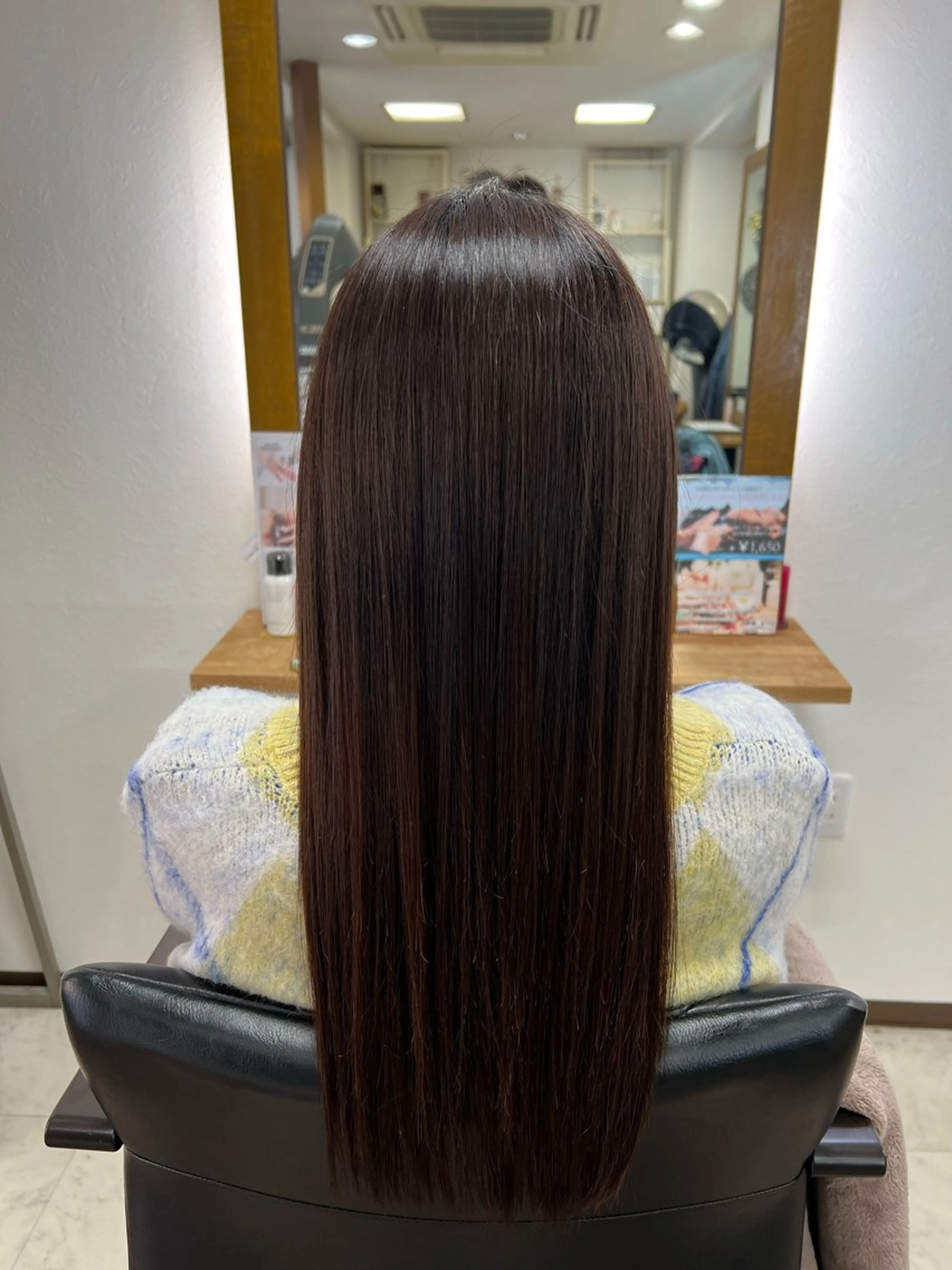 ロング 髪質改善/マツパ 垢抜け透明カラー衣笠のヘアスタイル