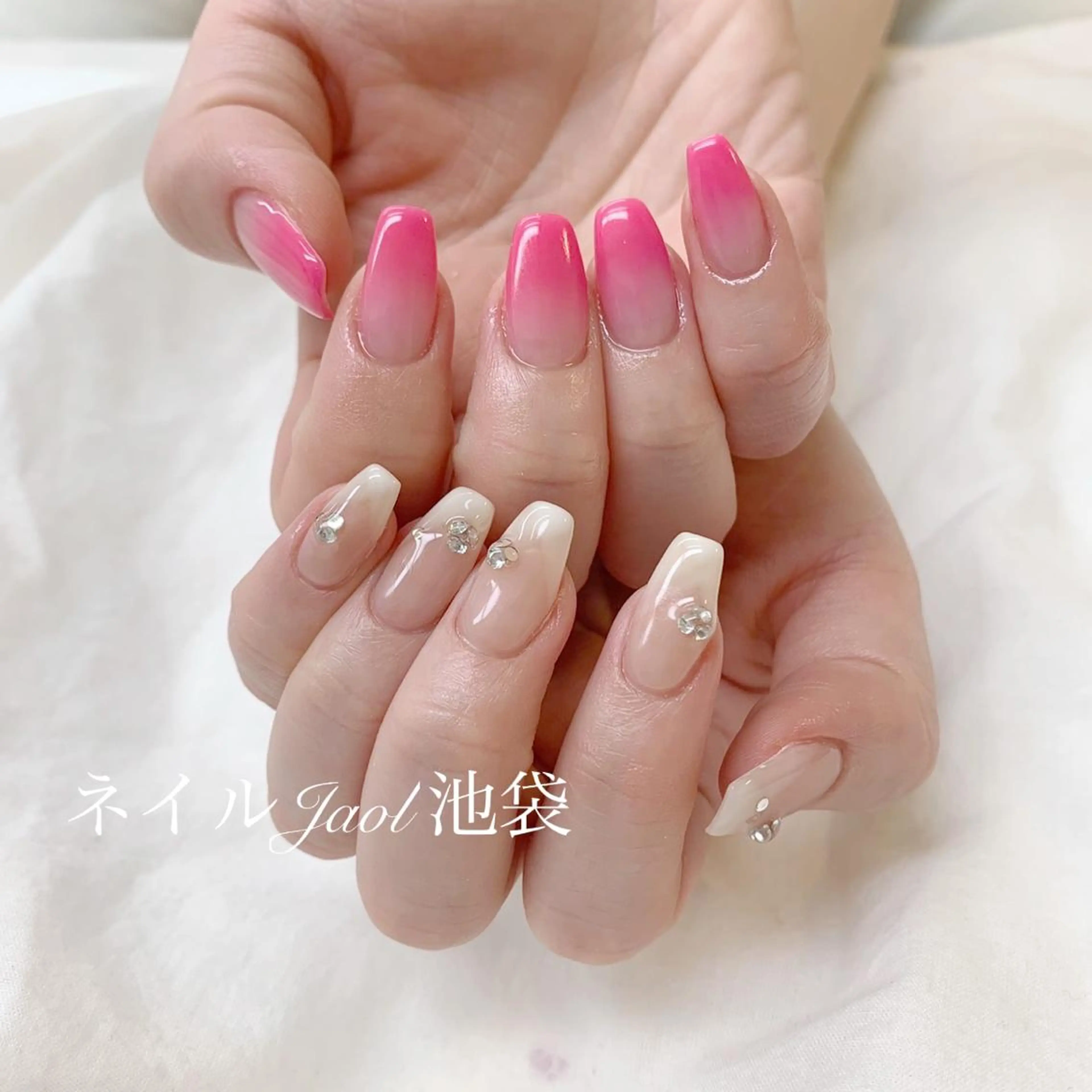 セミロング ネイルJaol 池袋のネイルデザイン