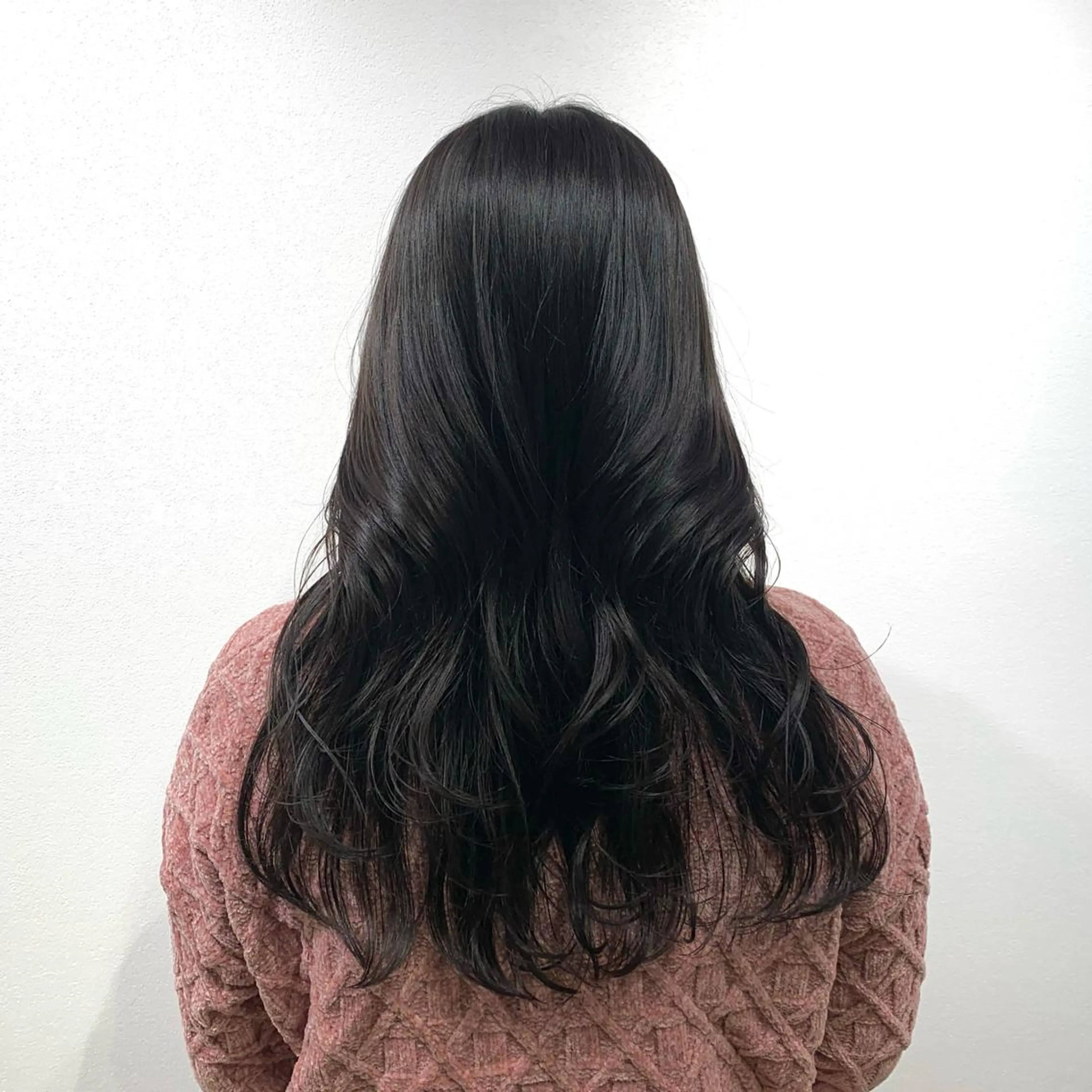 ロング カラー ヘアアレンジ キヨミ 韓国レイヤーカットのヘアスタイル