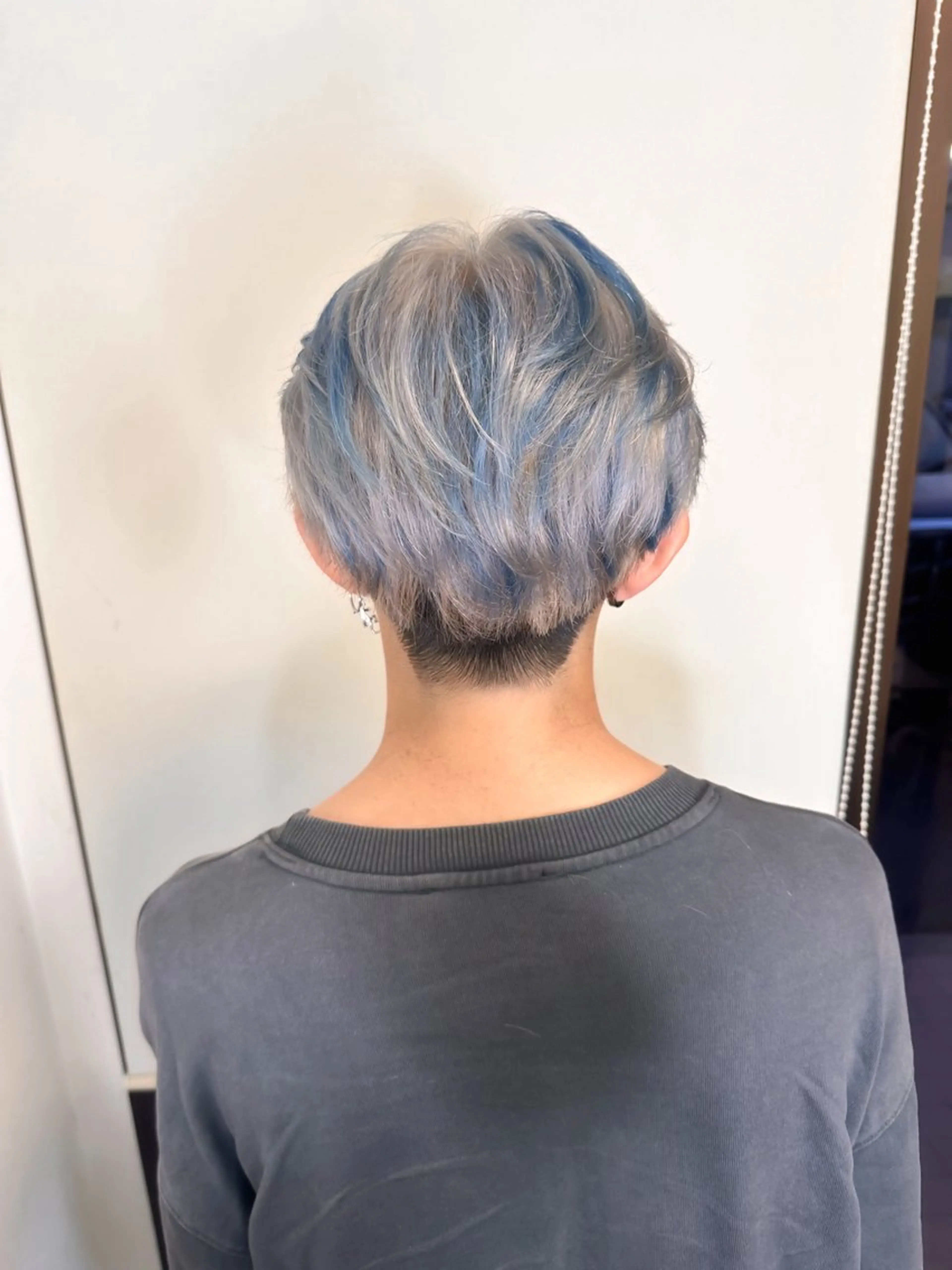 ショート カラー メンズ カット ヘアカラー ブリーチカラー🫧 森　凪沙のヘアスタイル
