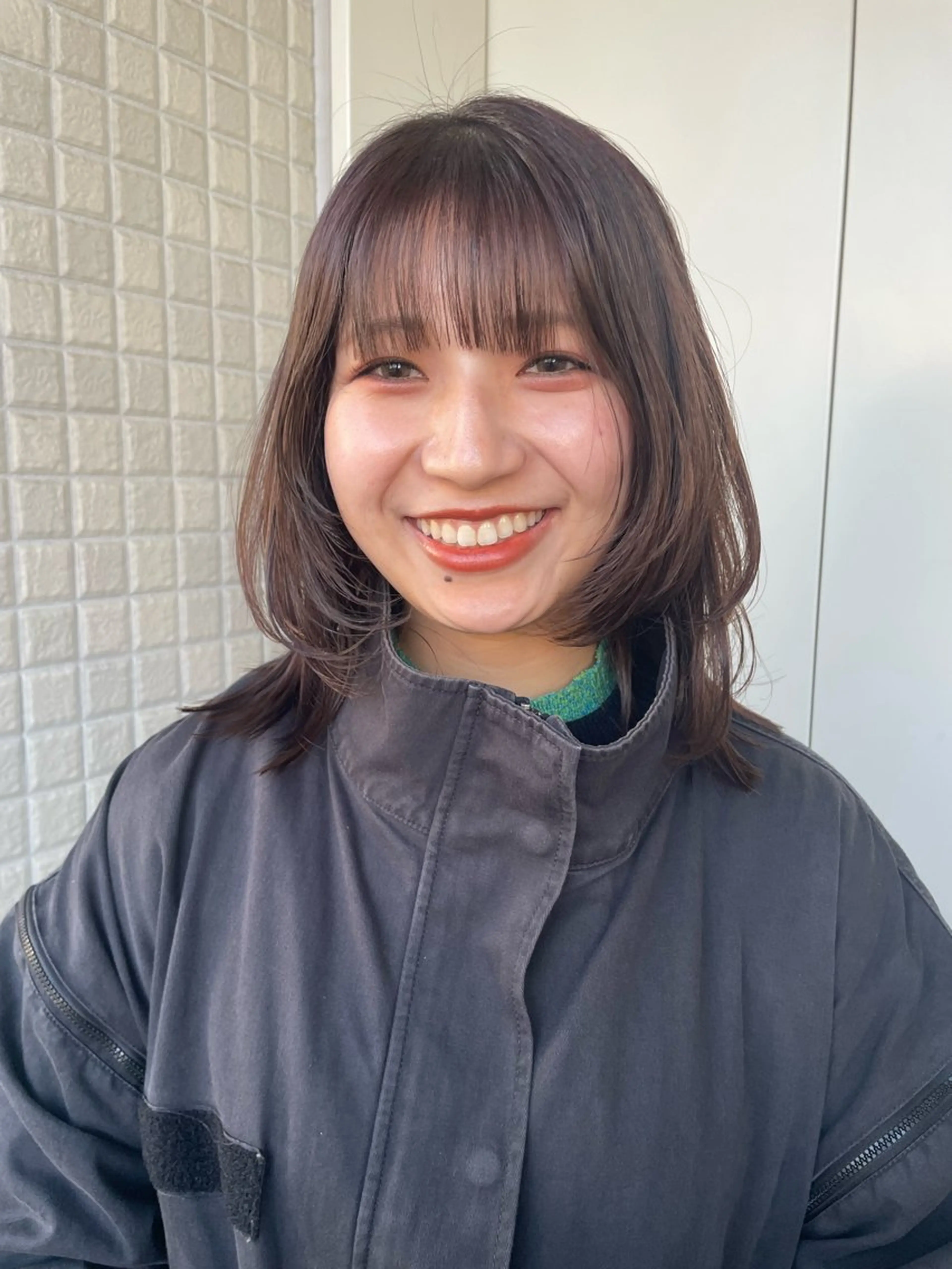 セミロング カット 🎀レイヤー/パーマ カラー/ai🎀のヘアスタイル