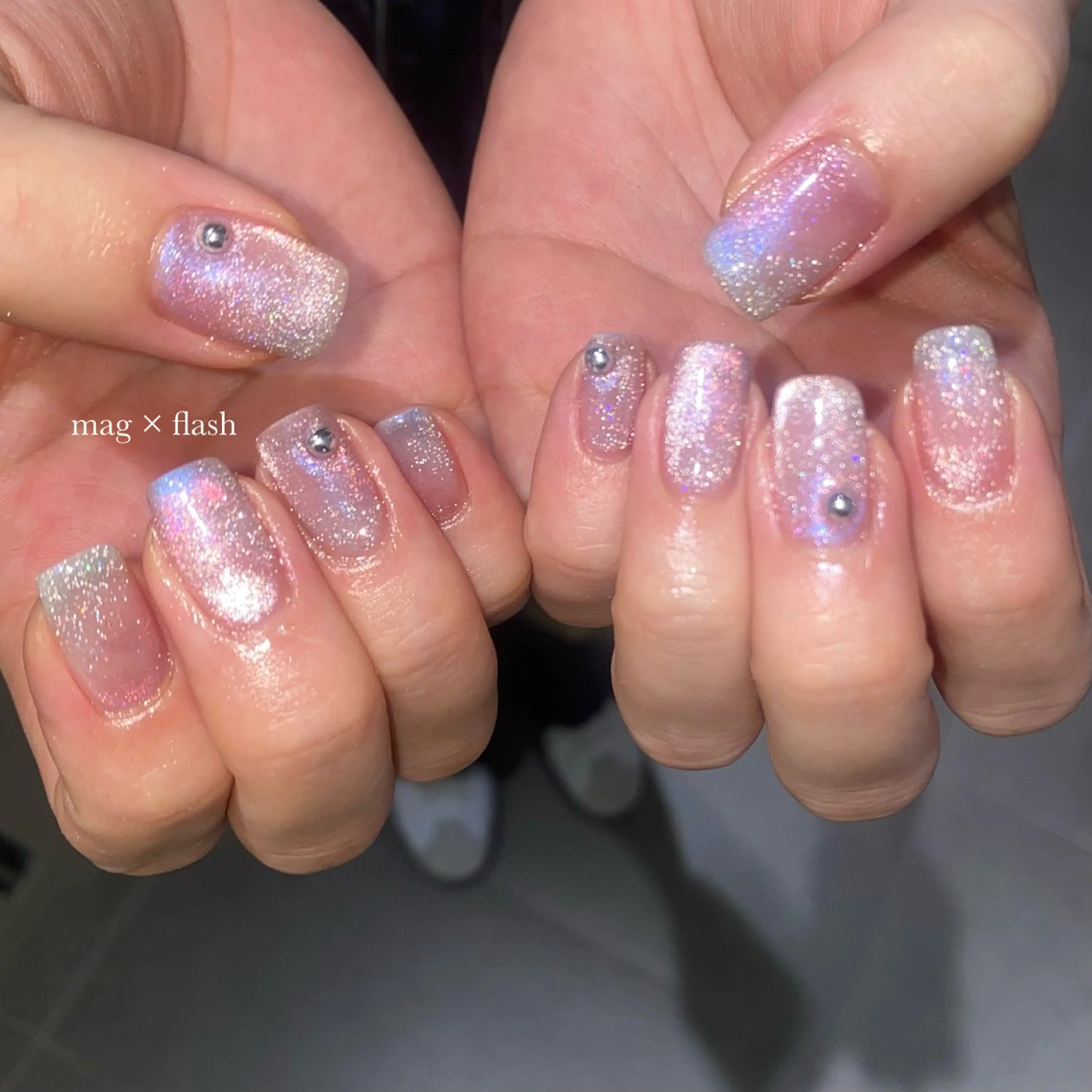 ネイル フラッシュネイル ハンドネイル WAVY airiのネイルデザイン