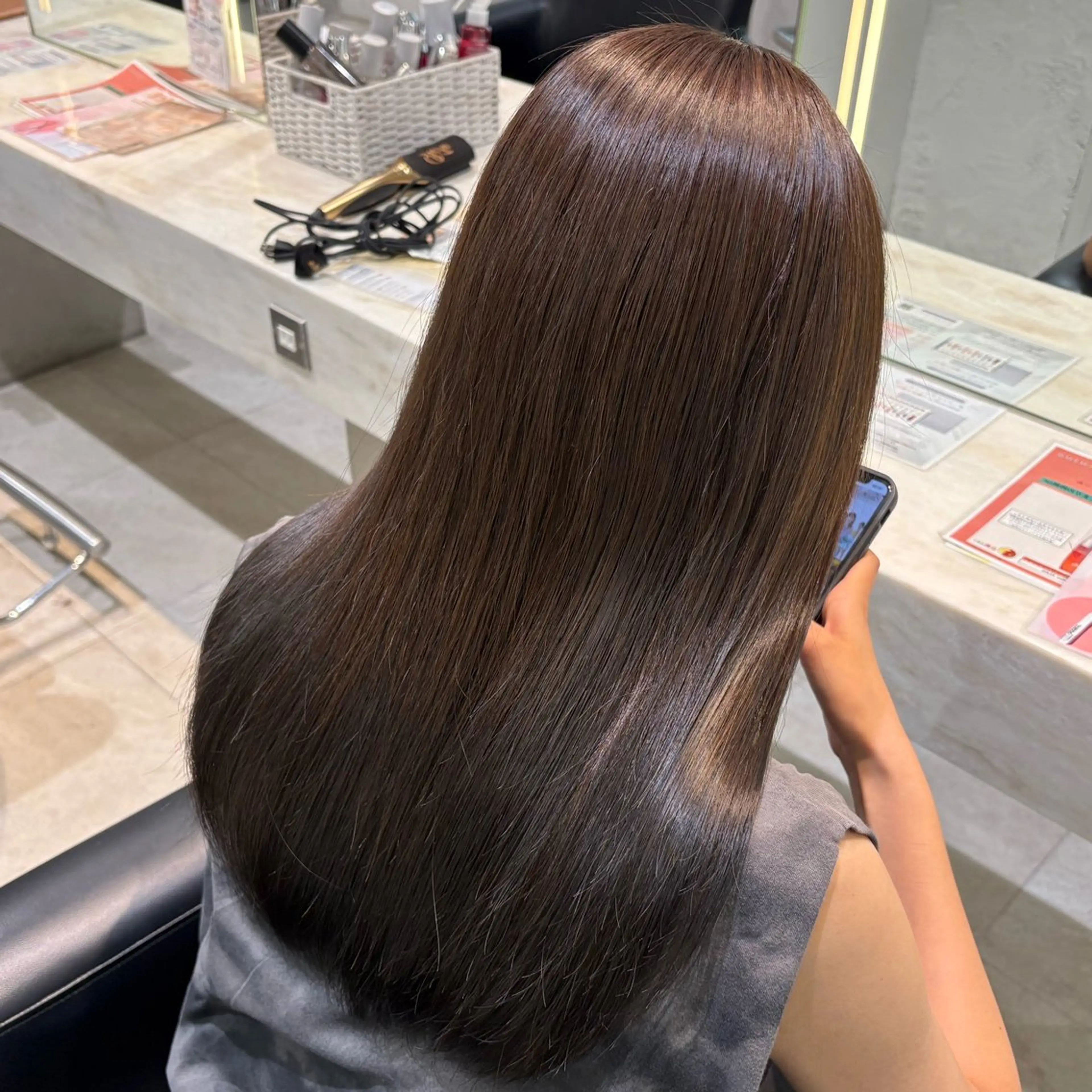 ワンカラー︎︎ ➕ Aujua トリートメント 4step🥥 ͗ ͗の写真