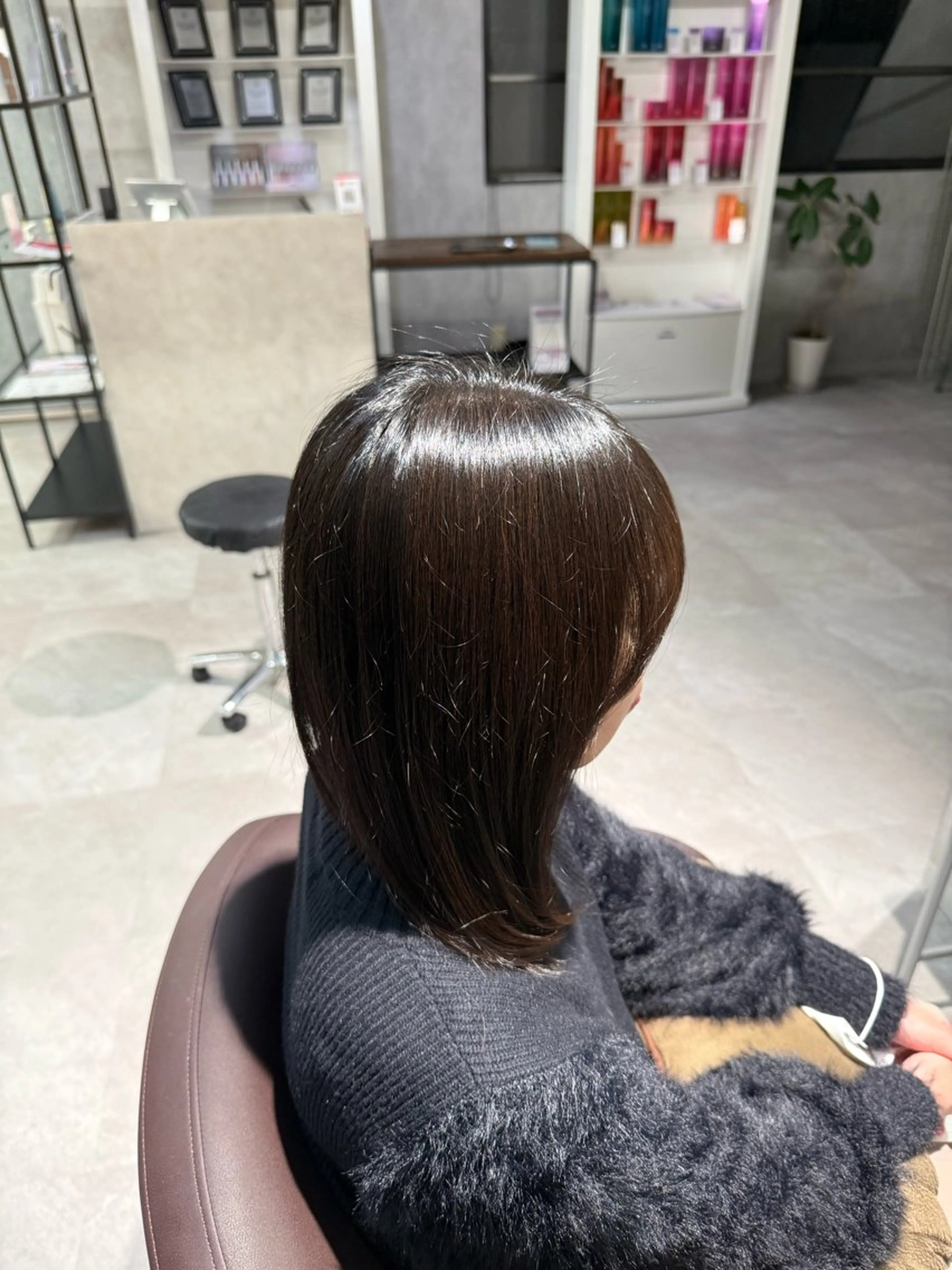 ミディアム Dico こーうんのヘアスタイル