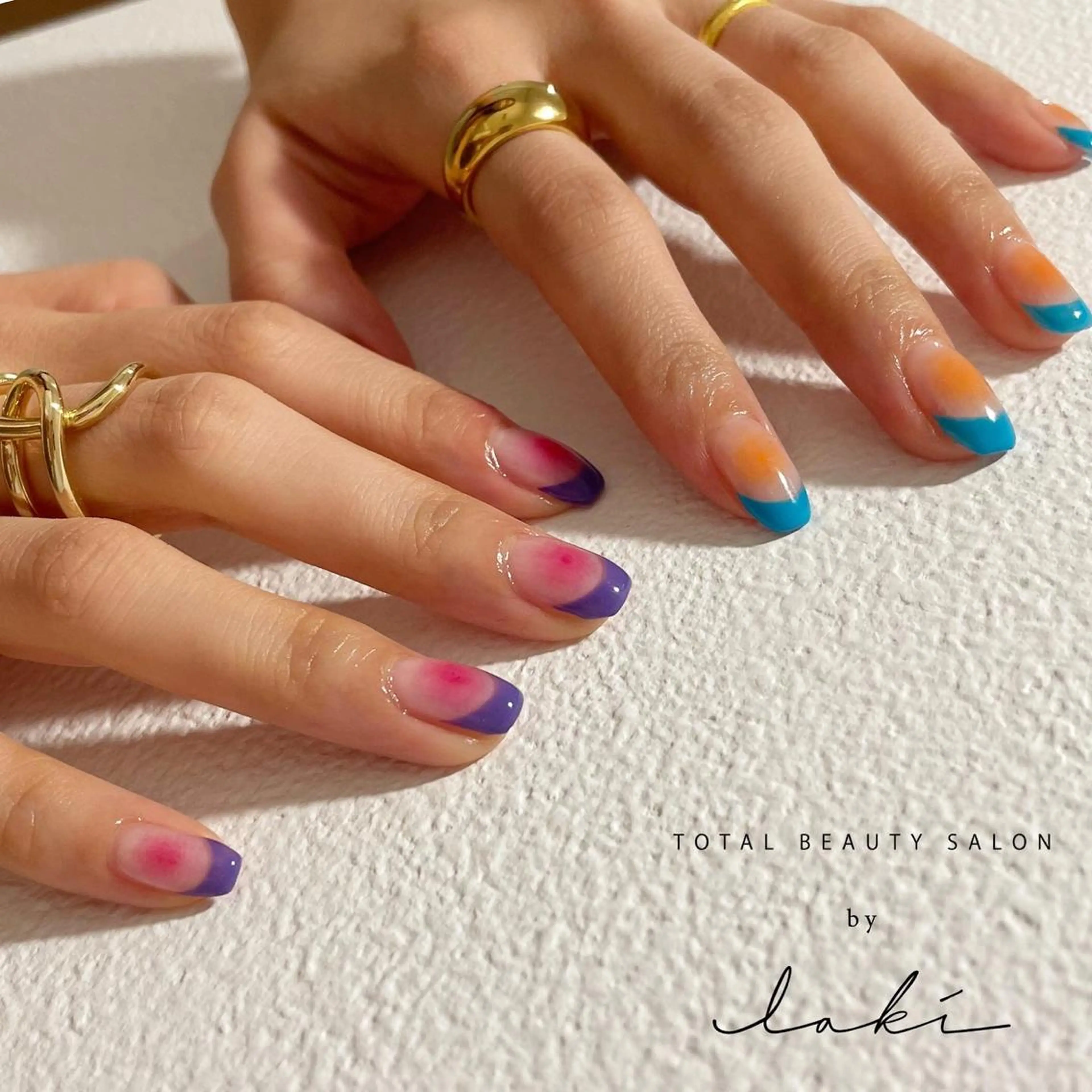 ネイル チークネイル フレンチネイル my&_ maimiのネイルデザイン