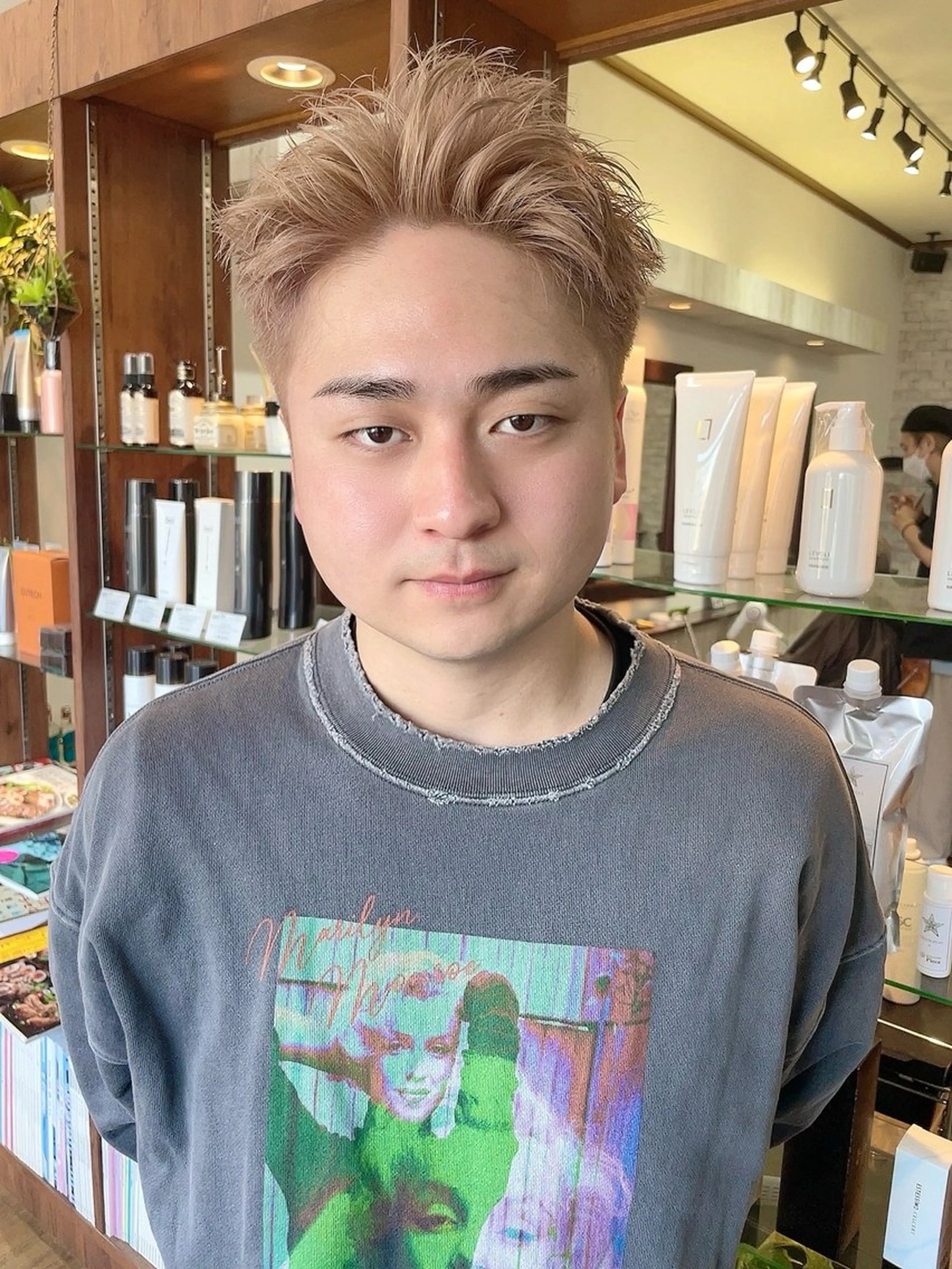 ショート カラー メンズ kohei 【期間限定募集】のヘアスタイル