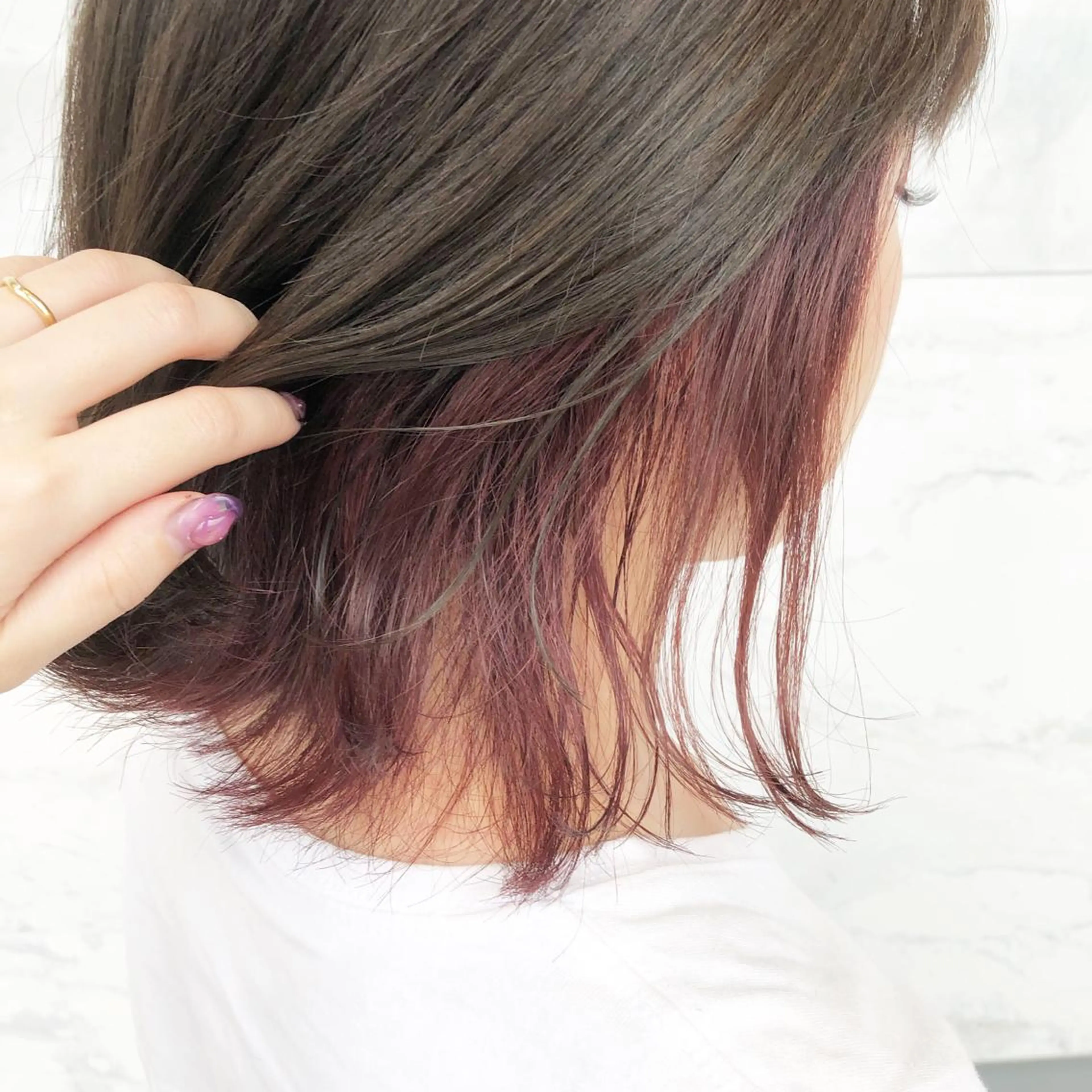 ショート カラー ヘアアレンジ yoshino yukoのマツエク・マツパデザイン