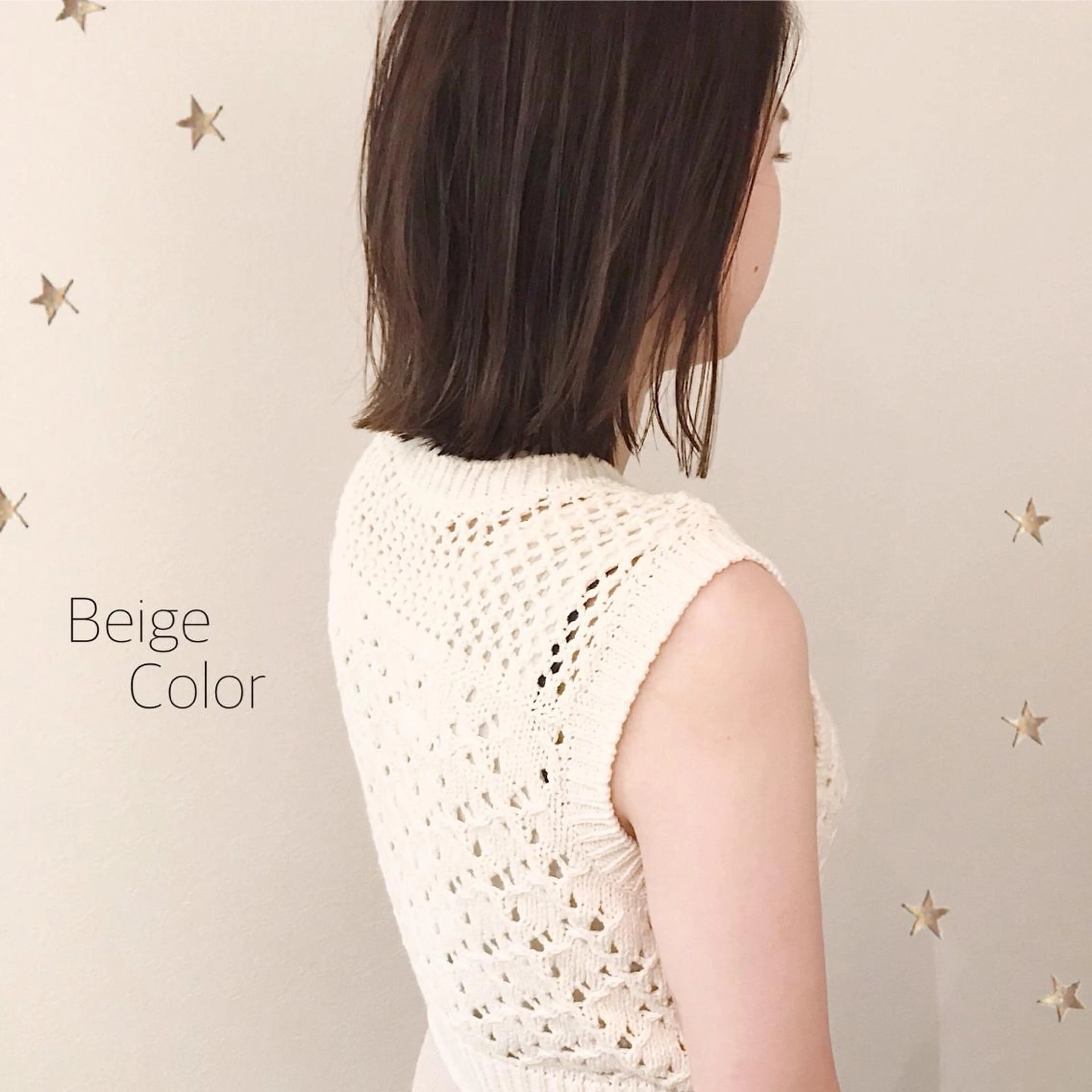 ミディアム カラー 市川 千夏のヘアスタイル