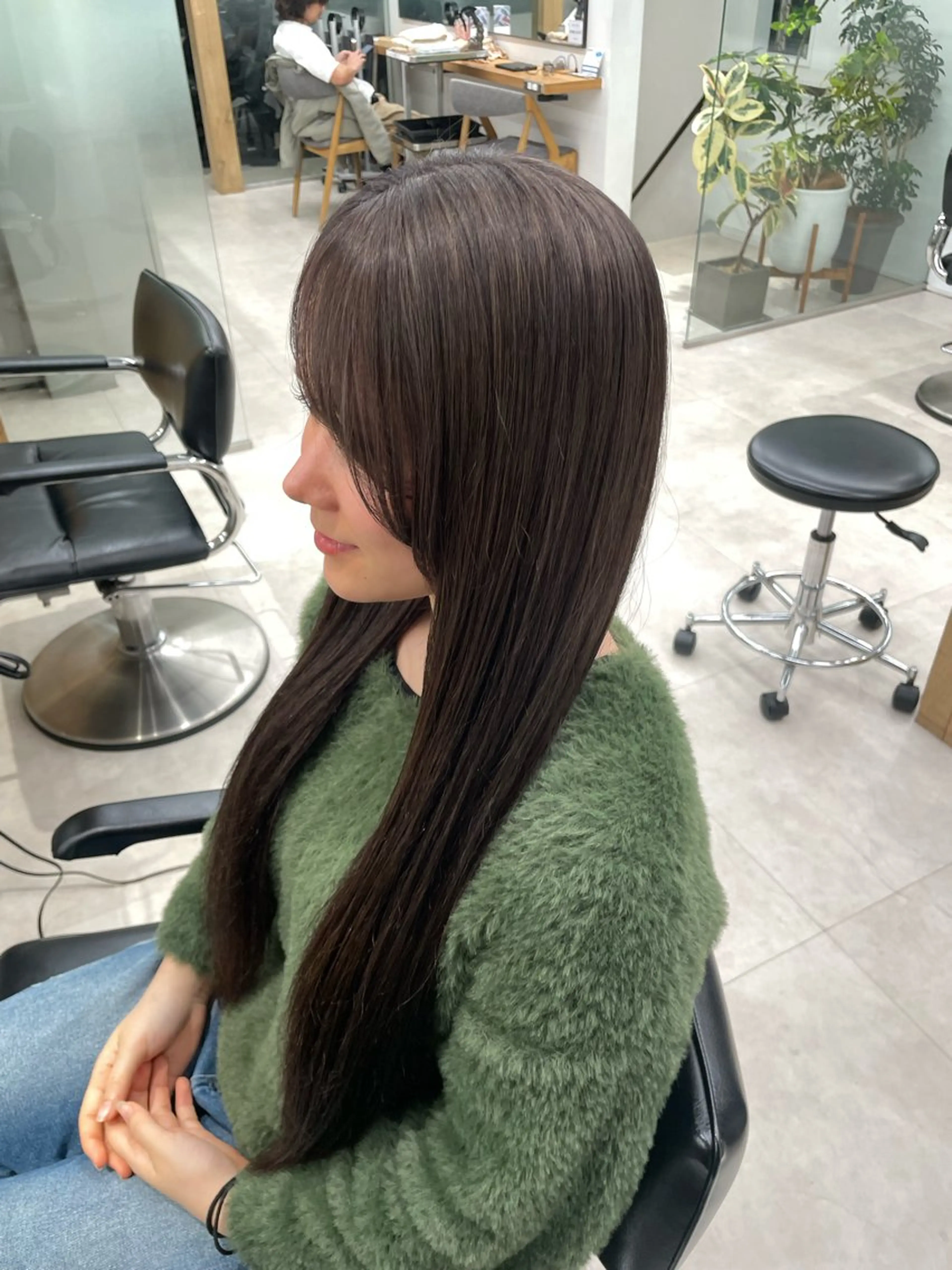 ロング カラー ベージュカラー ハイトーンカラー ヘアカラー 赤み消し×透明感 /🌙suwa🌙のヘアスタイル