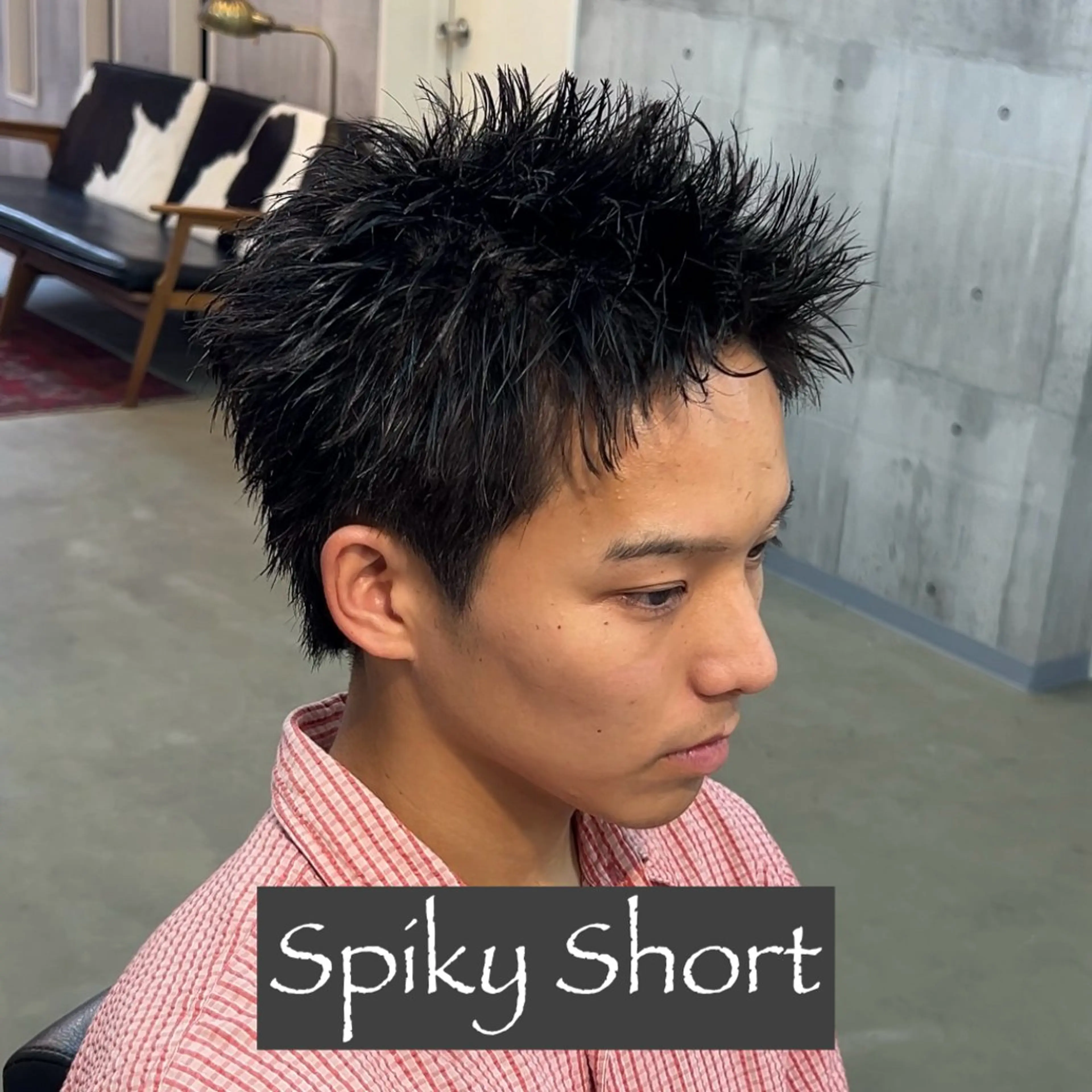 ショート パーマ ヘアアレンジ メンズ MENIN メンズ サロン 望月 涼太のヘアスタイル
