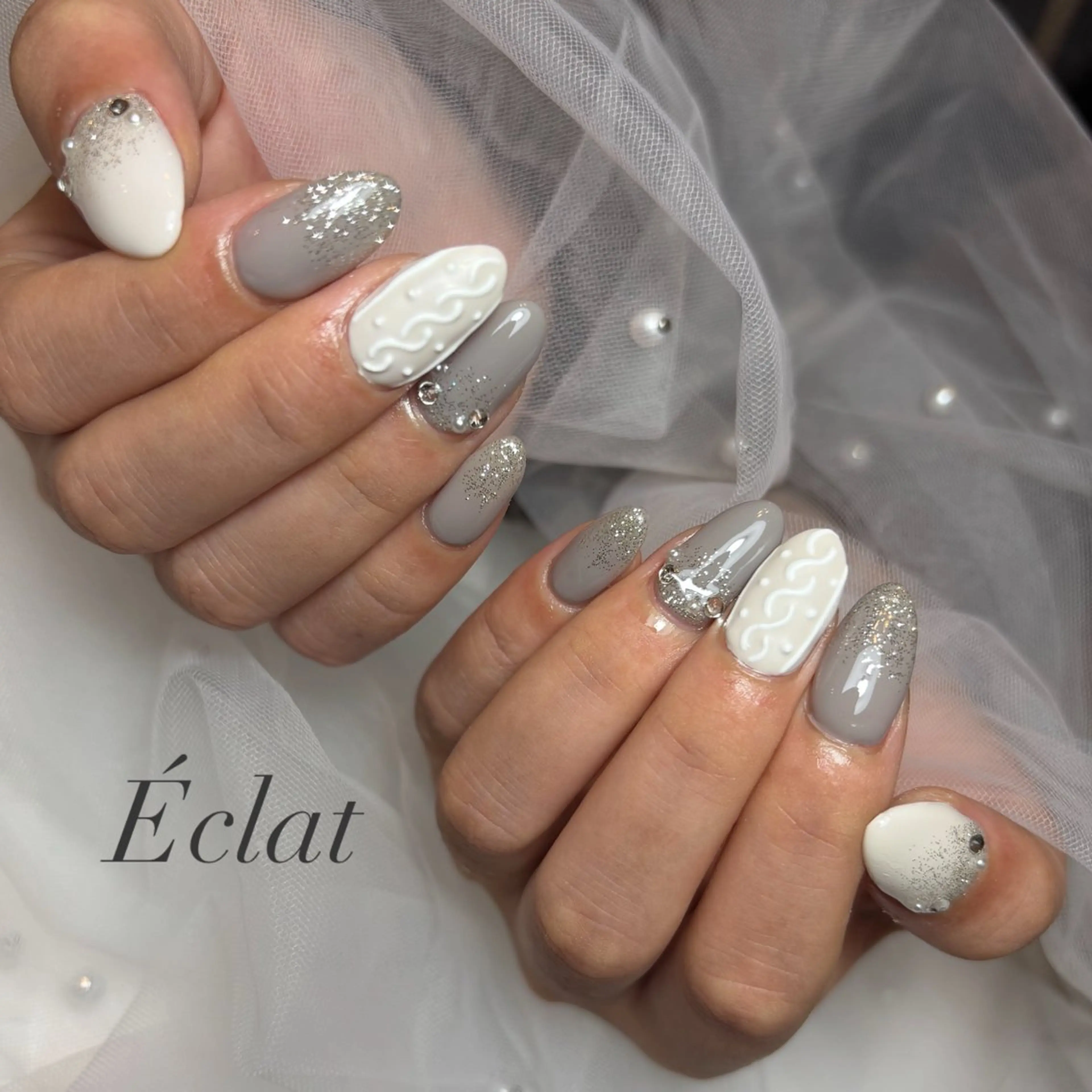 ネイル ハンドネイル nail salon Éclatのネイルデザイン
