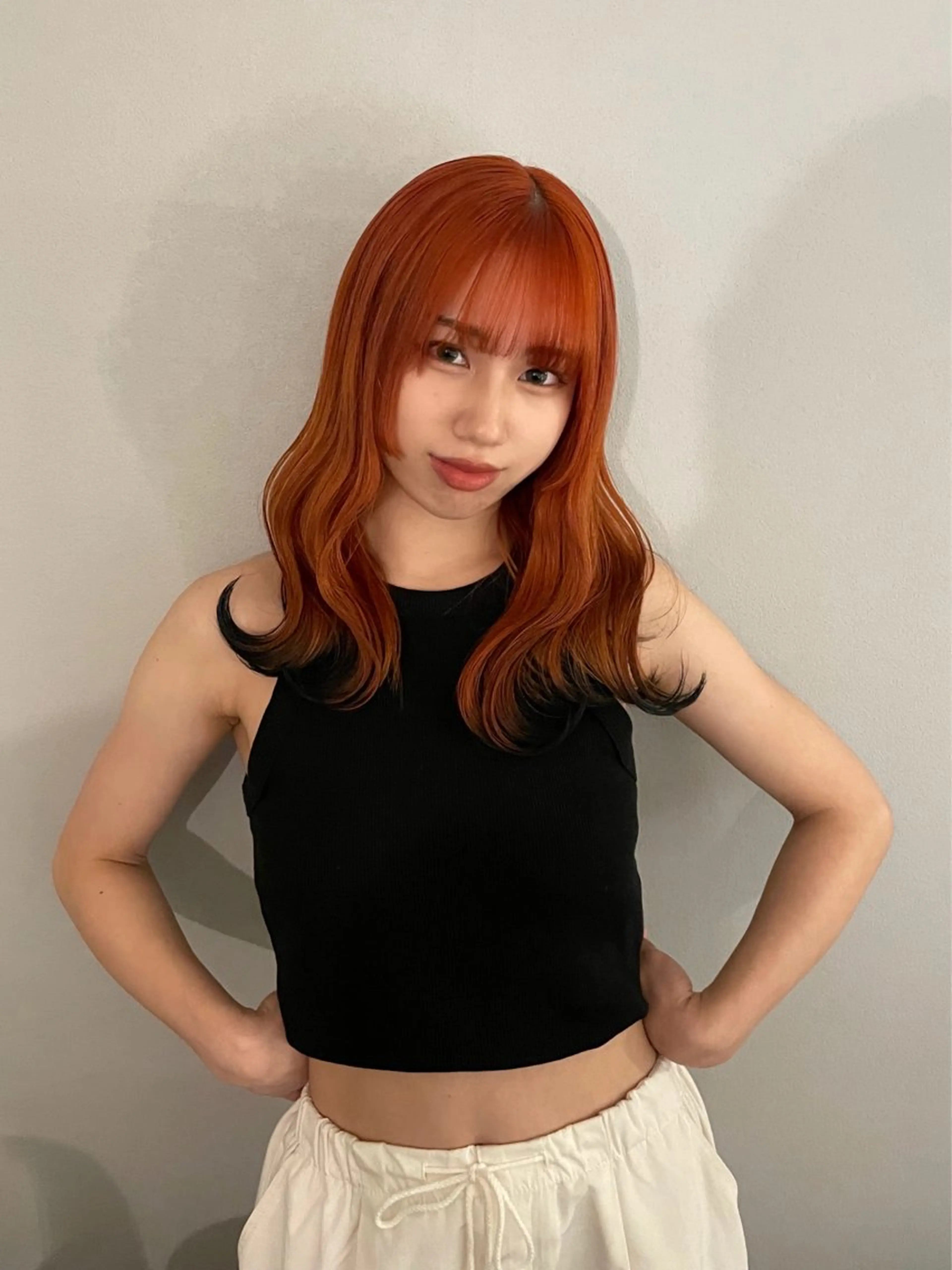 カラー 狐カラー ヘアカラー トリートメント ミルクティーベージュ ブリーチ🖤サヤカのヘアスタイル