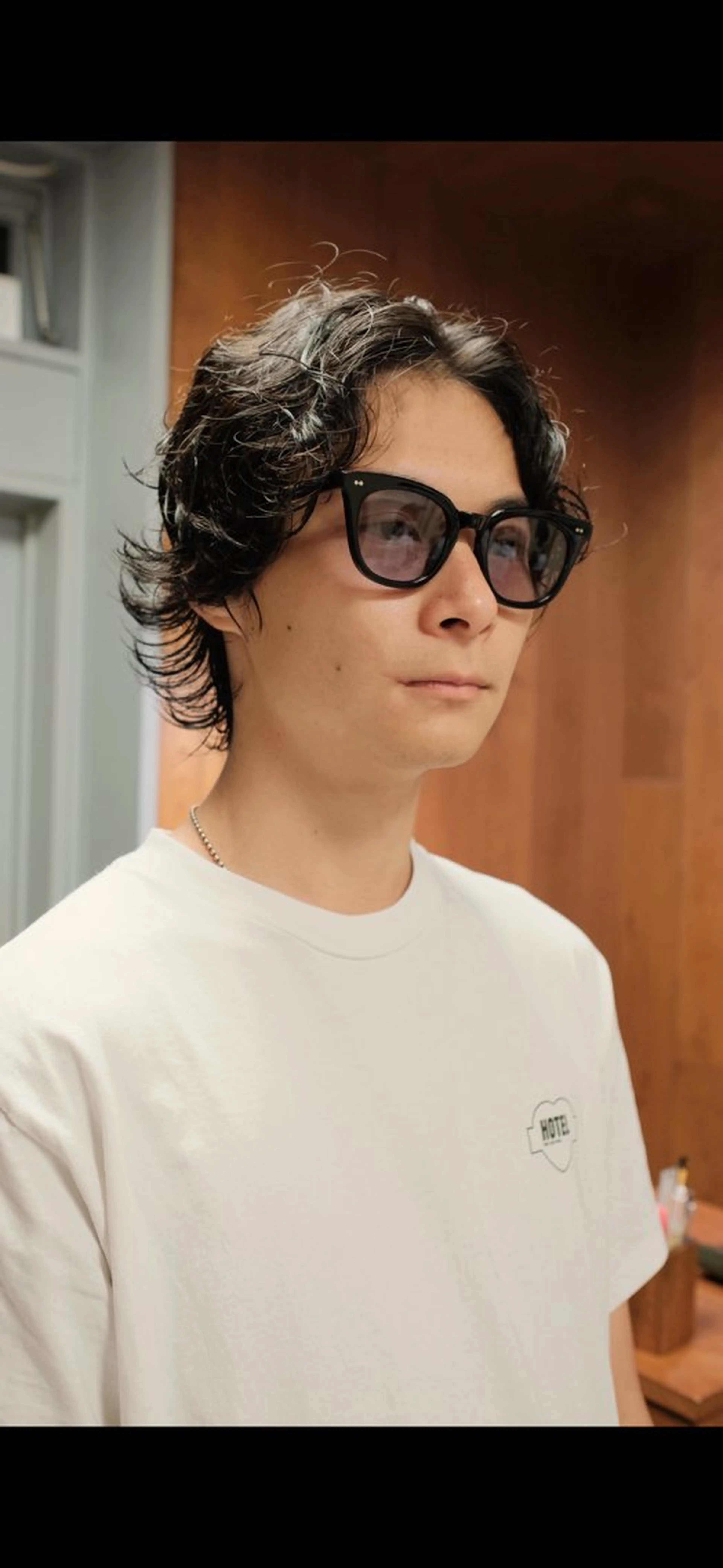 メンズ カット パーマ メンズパーマ いしだ りょうのヘアスタイル