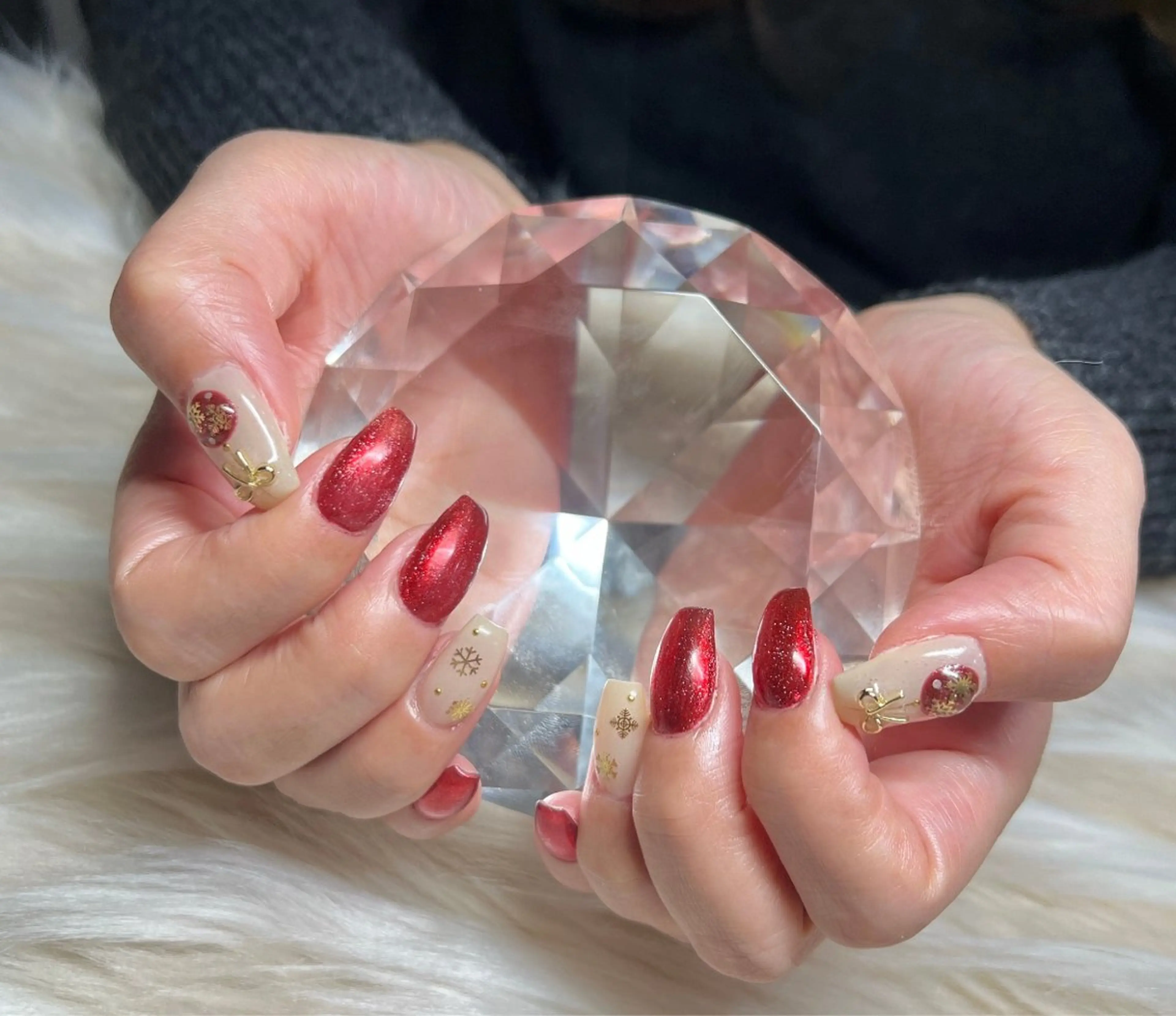 ネイル 長さ出し フレンチネイル ジェルネイル グラデーション 韓国ネイル ハンドネイル Nail&eye Belire 新宿のネイルデザイン