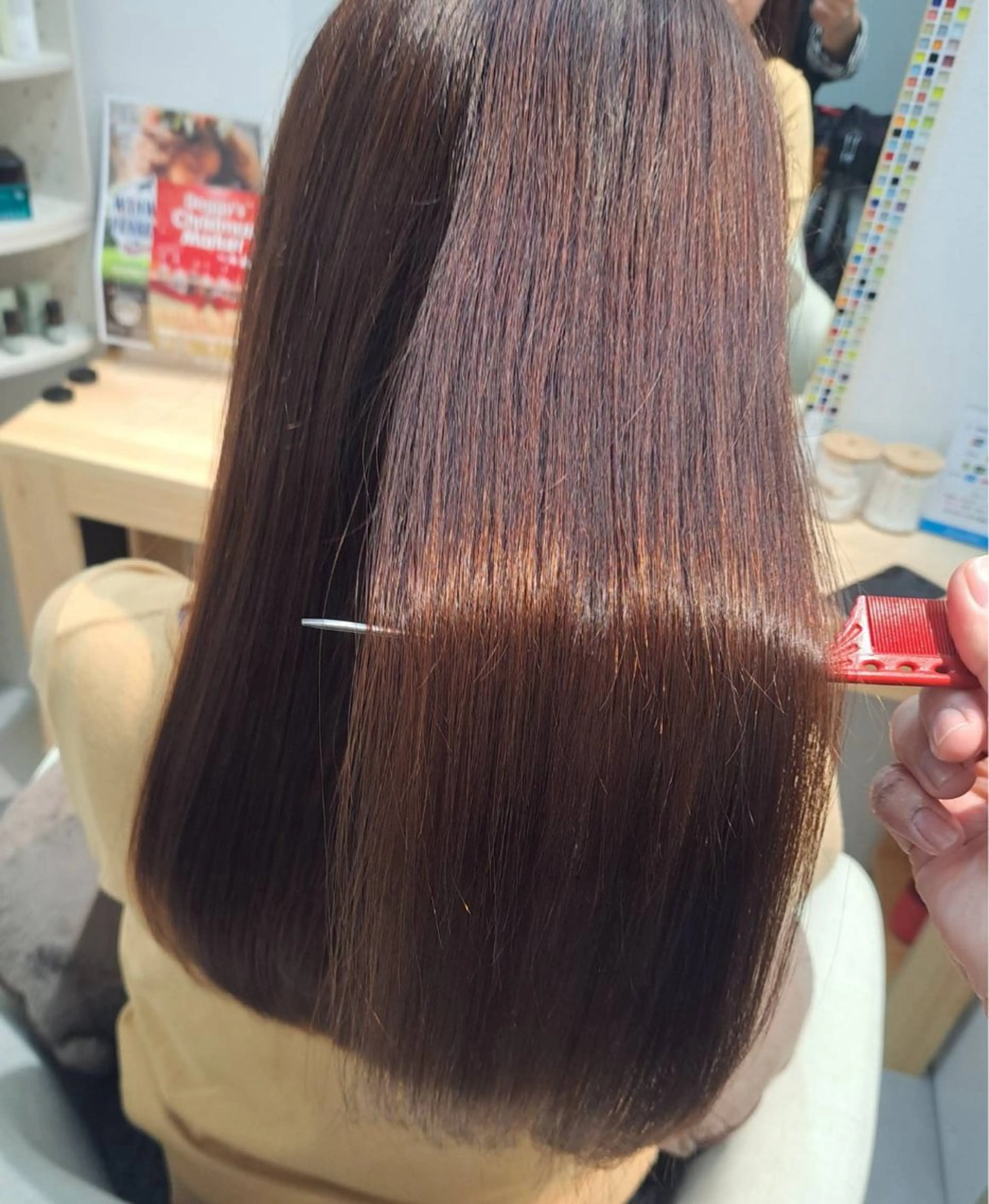 【4月平日限定価格‼️】ご新規様のみ！カット+贅沢カシミヤトリートメント✨️の写真