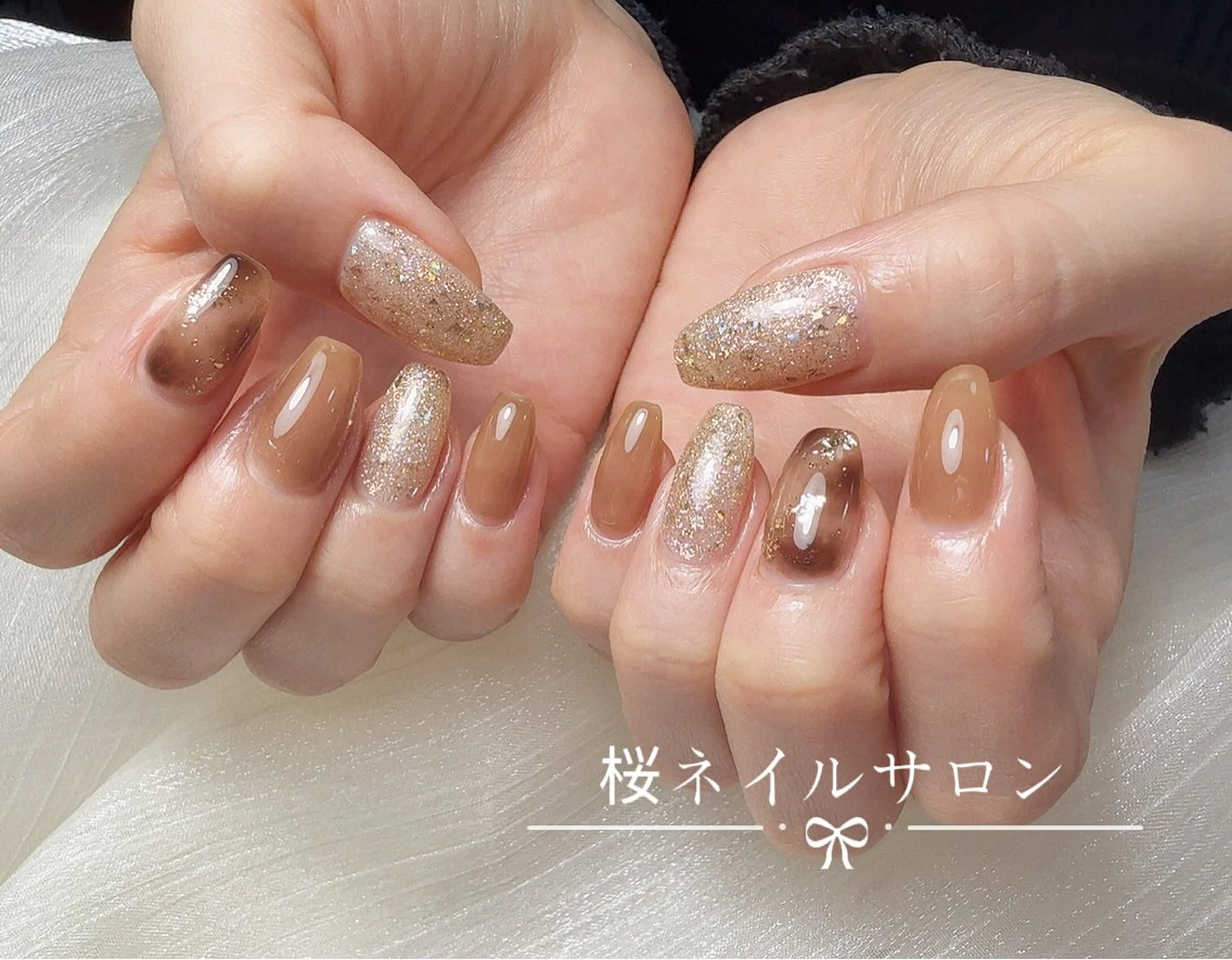 ネイル アートネイル フットネイル フレンチネイル ジェルネイル ニュアンスネイル ハンドネイル 桜 ネイルのネイルデザイン