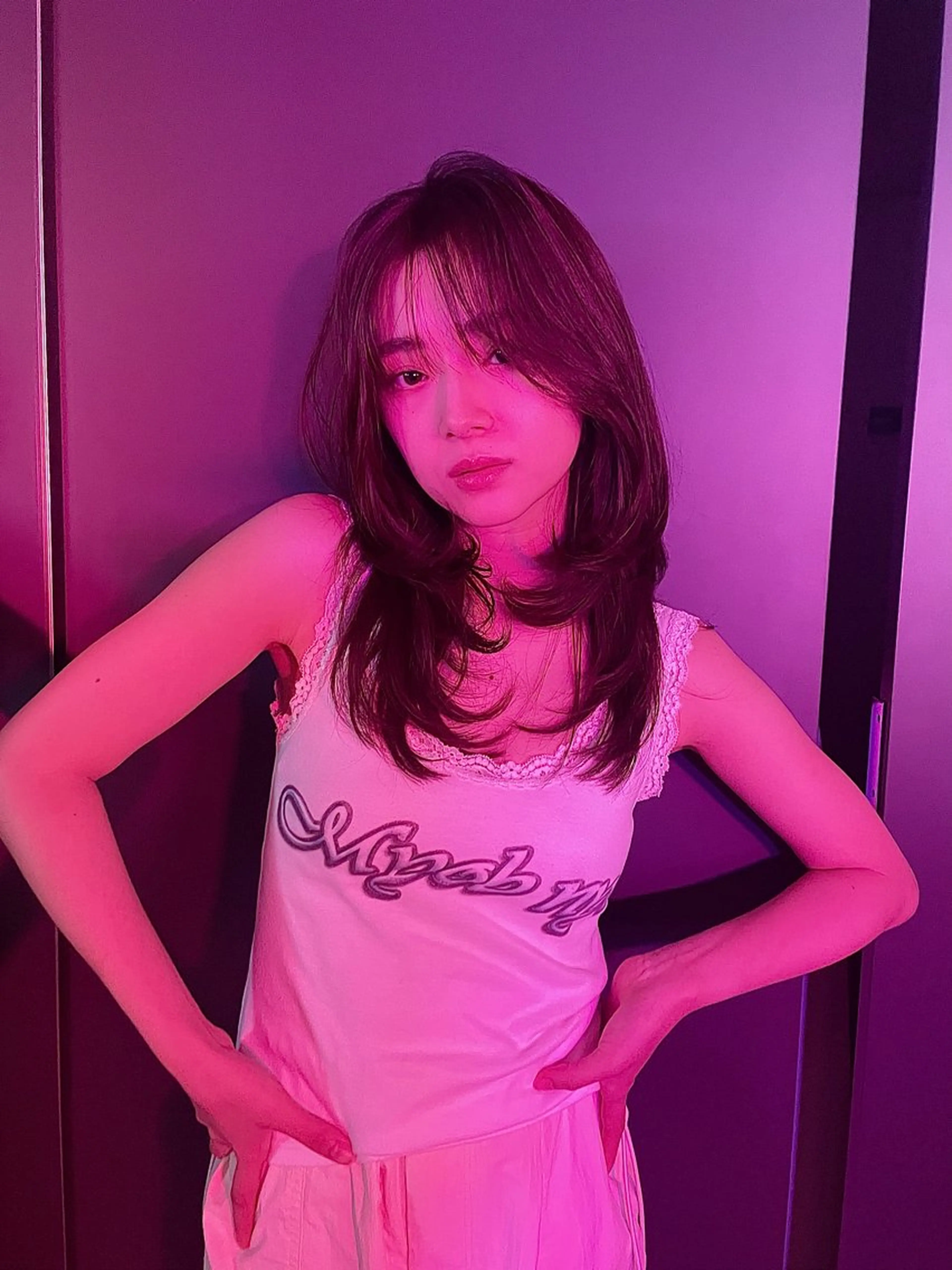 セミロング カット トリートメント 韓国ヘア🇰🇷 YURIYAのヘアスタイル