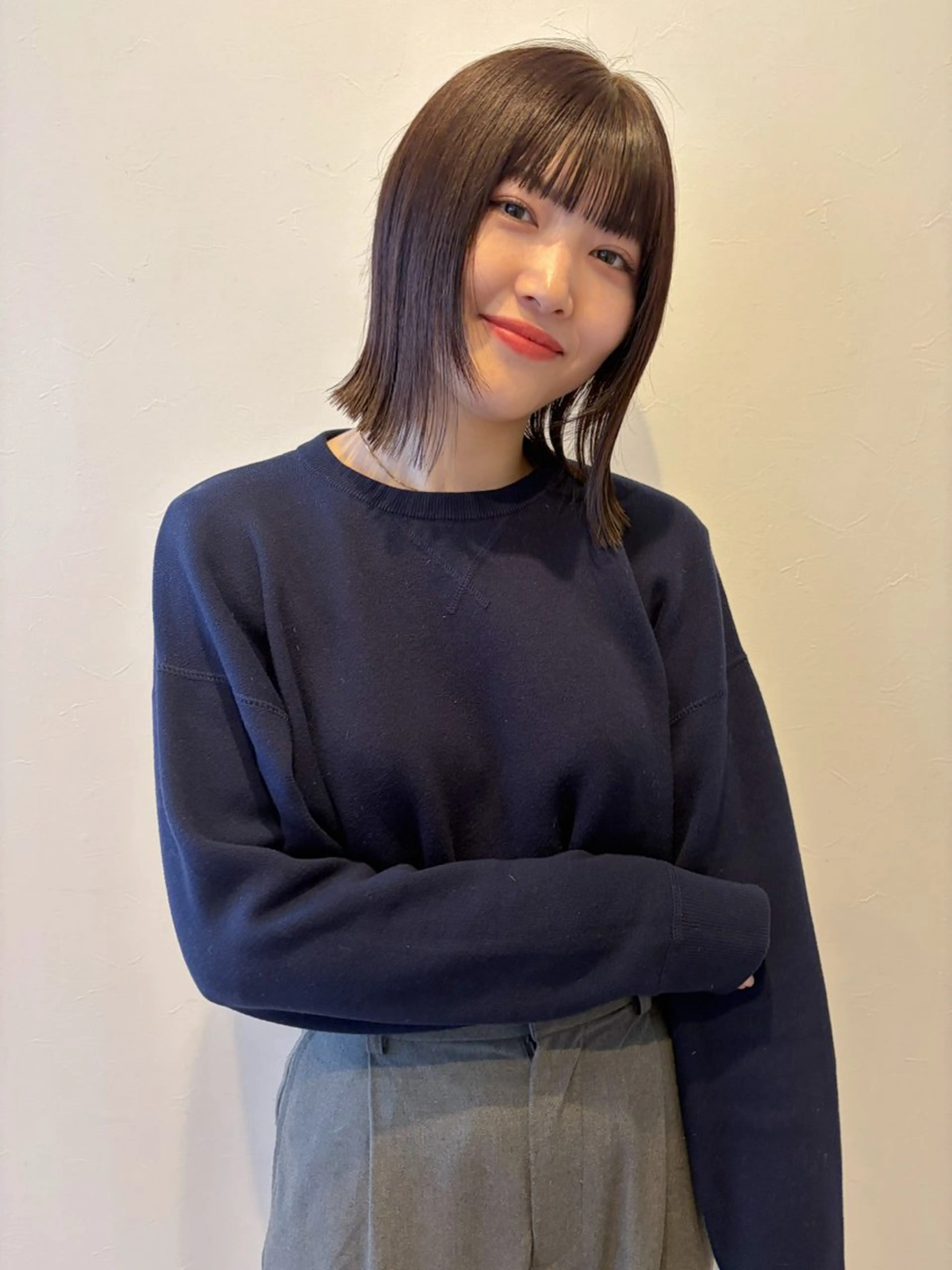 ミディアム 浅津 菜月のヘアスタイル