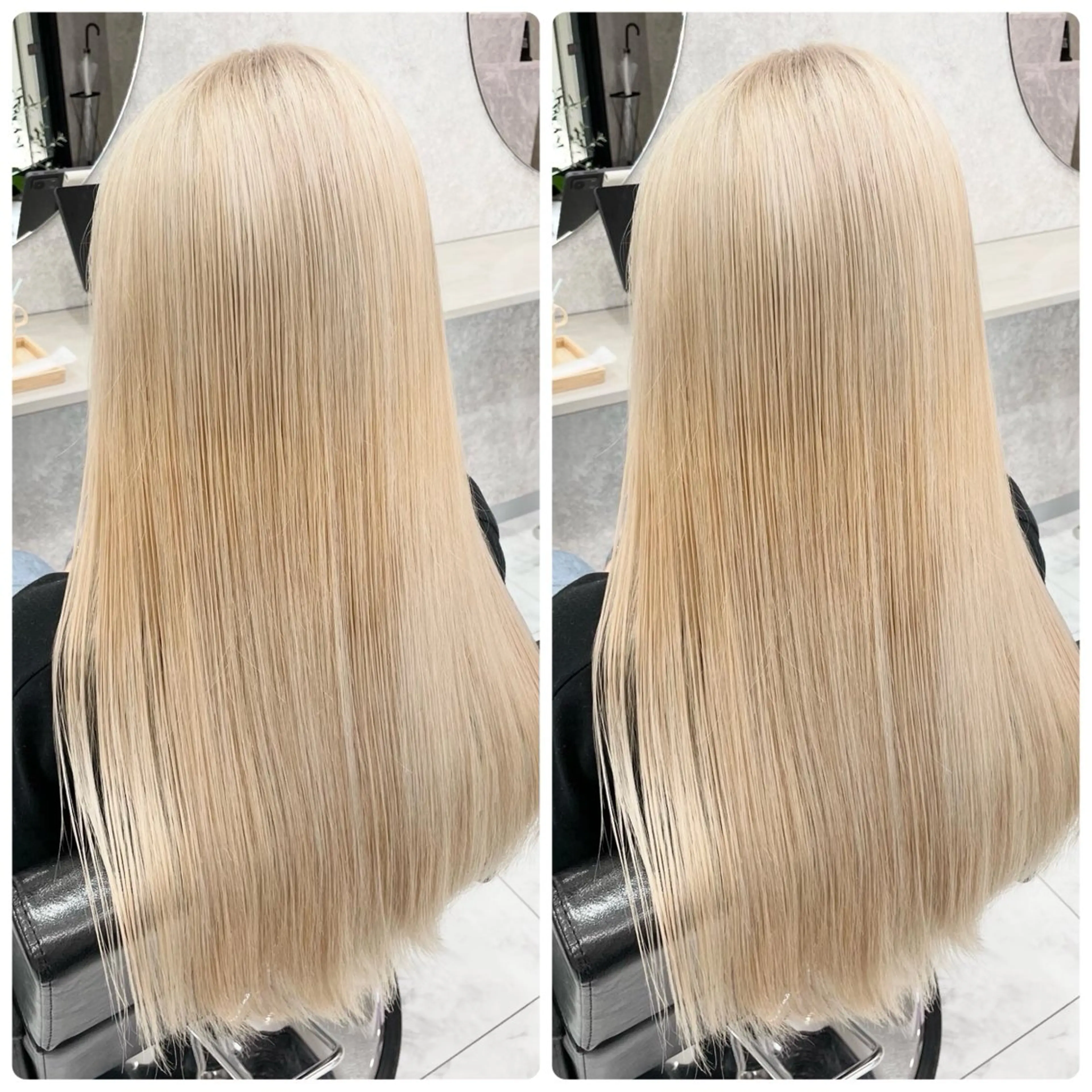 ロング 🦋ハイトーン🦋 石山 希理🦋のヘアスタイル