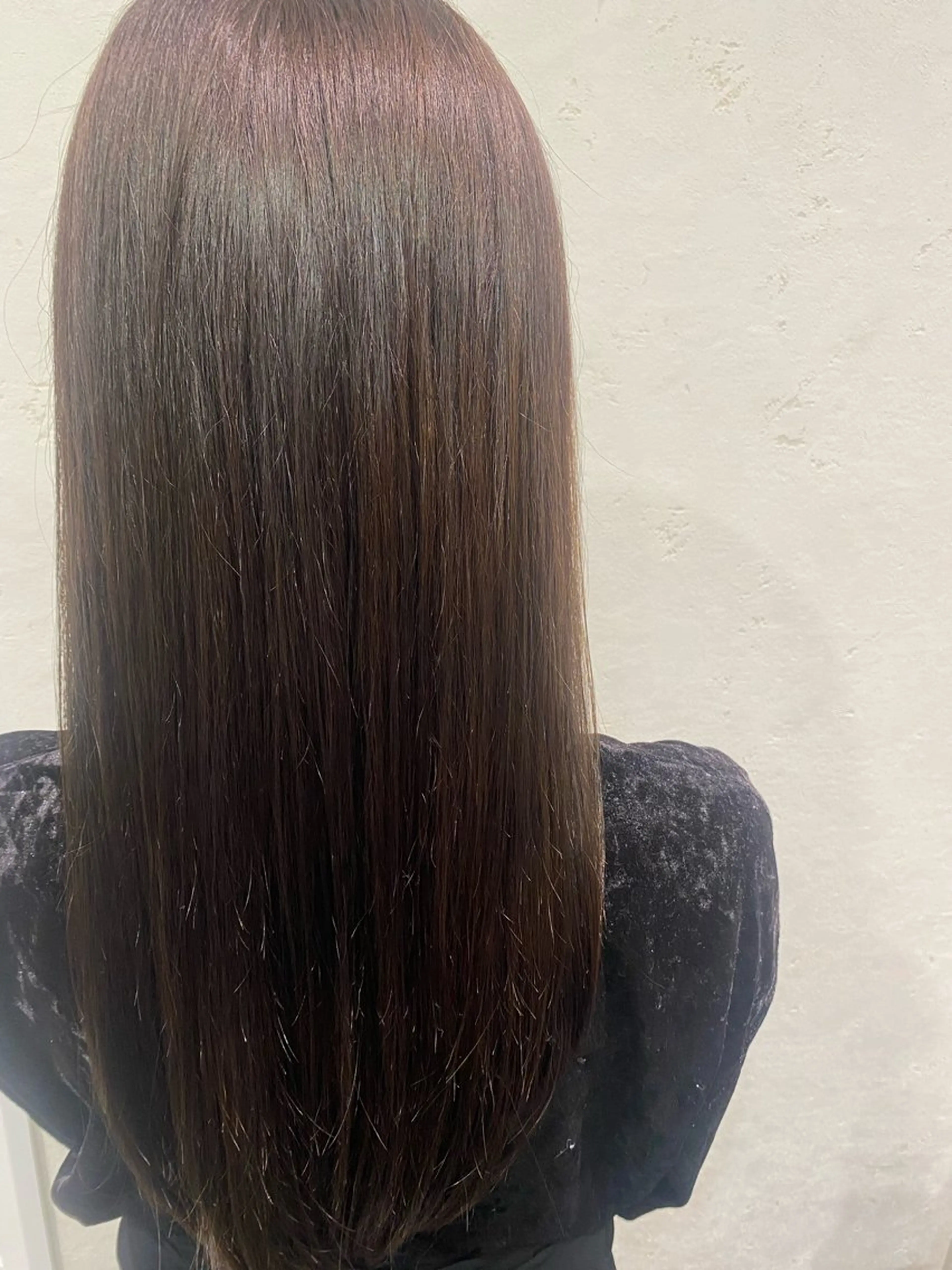 ロング カラー 川津 夕奈のヘアスタイル