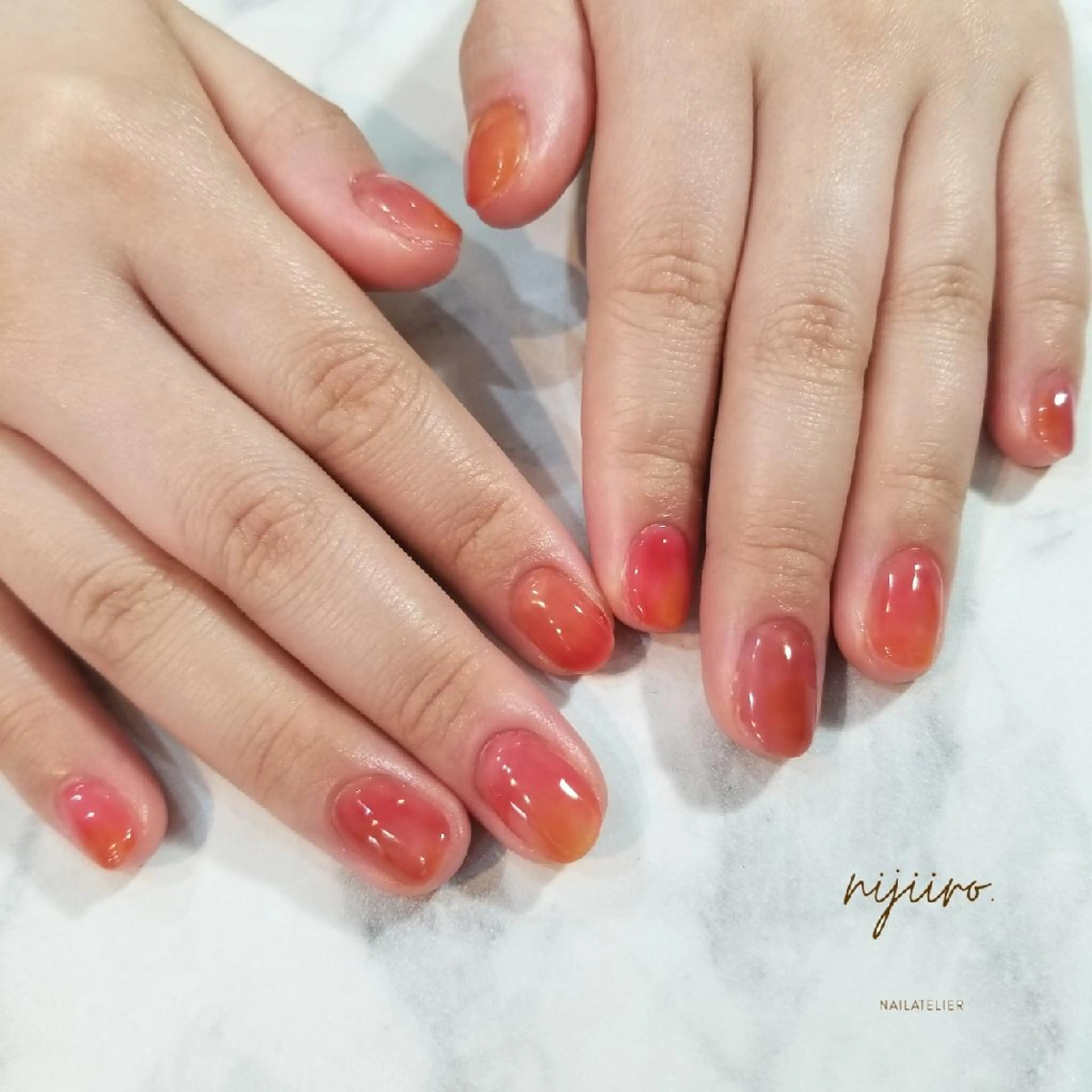 ネイル ハンドネイル nijiiro🌈 サトウのネイルデザイン