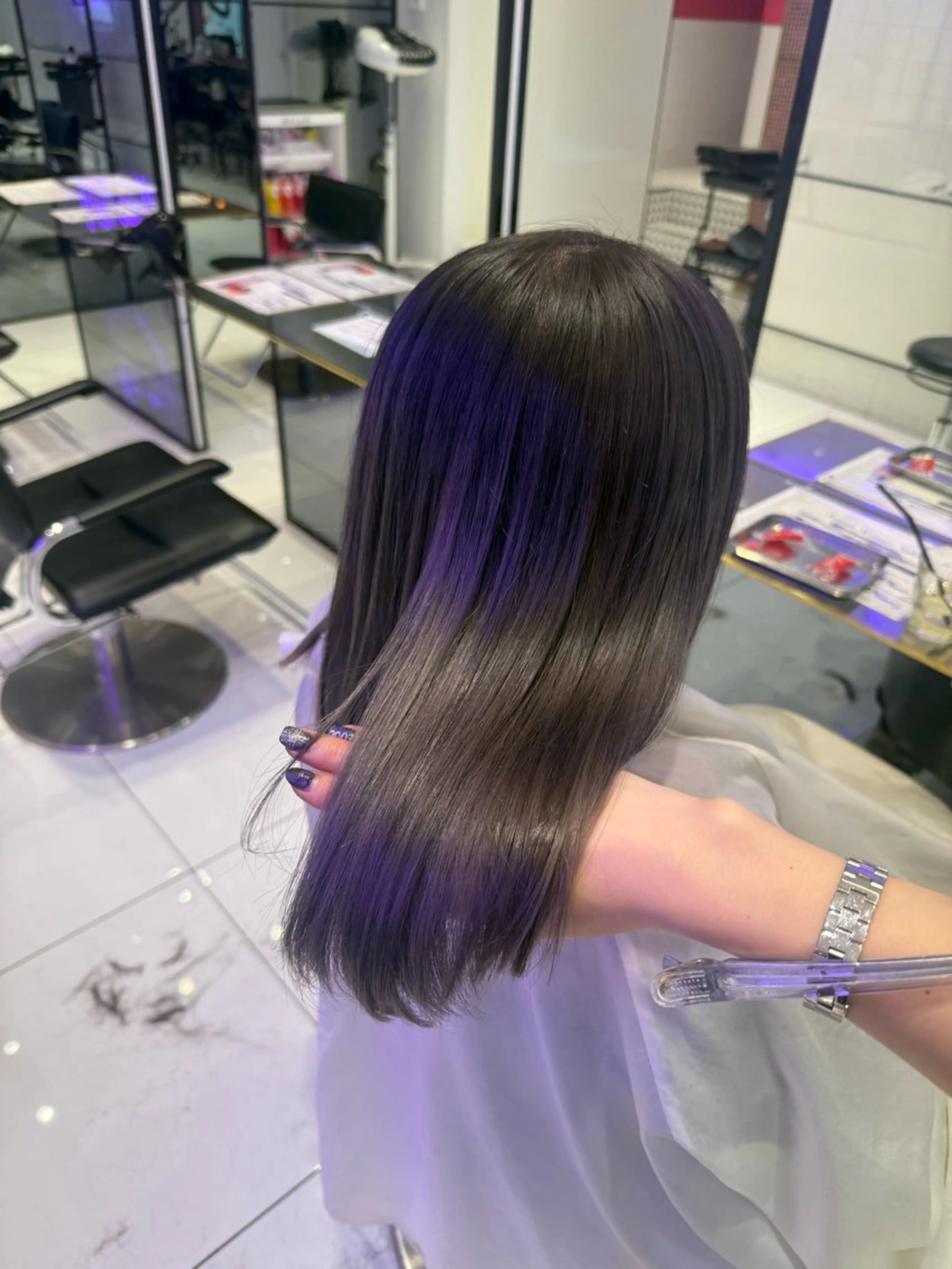 ミディアム カット ヘアカラー keen吉祥寺所属・keen吉祥寺🐆 レイヤー/NAO🩶のヘアスタイル