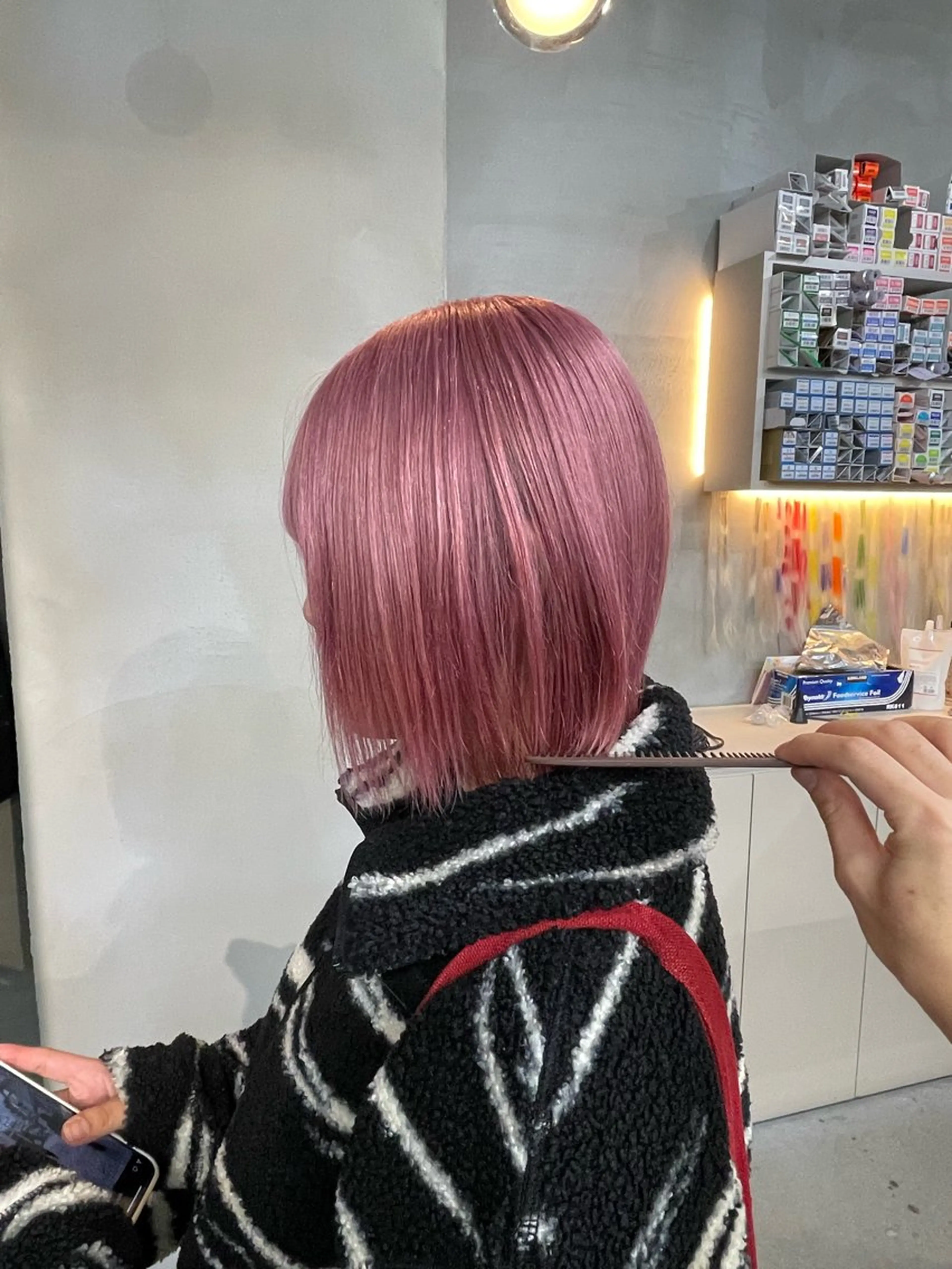 ショート ヘアカラー トリートメント qulim【クリム】 /ハイトーン/海音のヘアスタイル