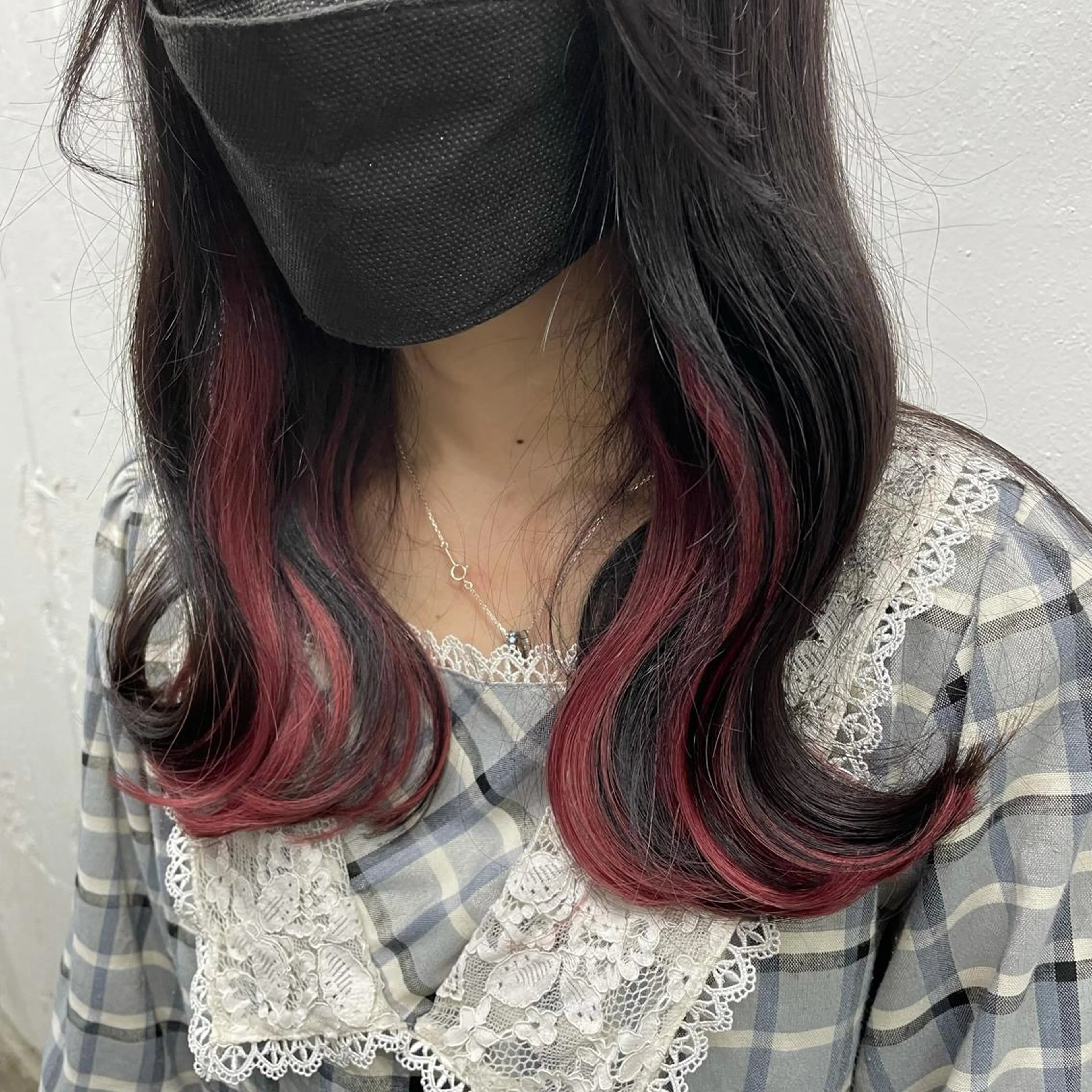 ロング カラー シールエクステ バレイヤージュ ミストバング ダブルカラー  フェイスフレーミング ヘアカラー エクステ 🧡艶髪ちゅるん髪 🫧🧡YUKI❄️のヘアスタイル
