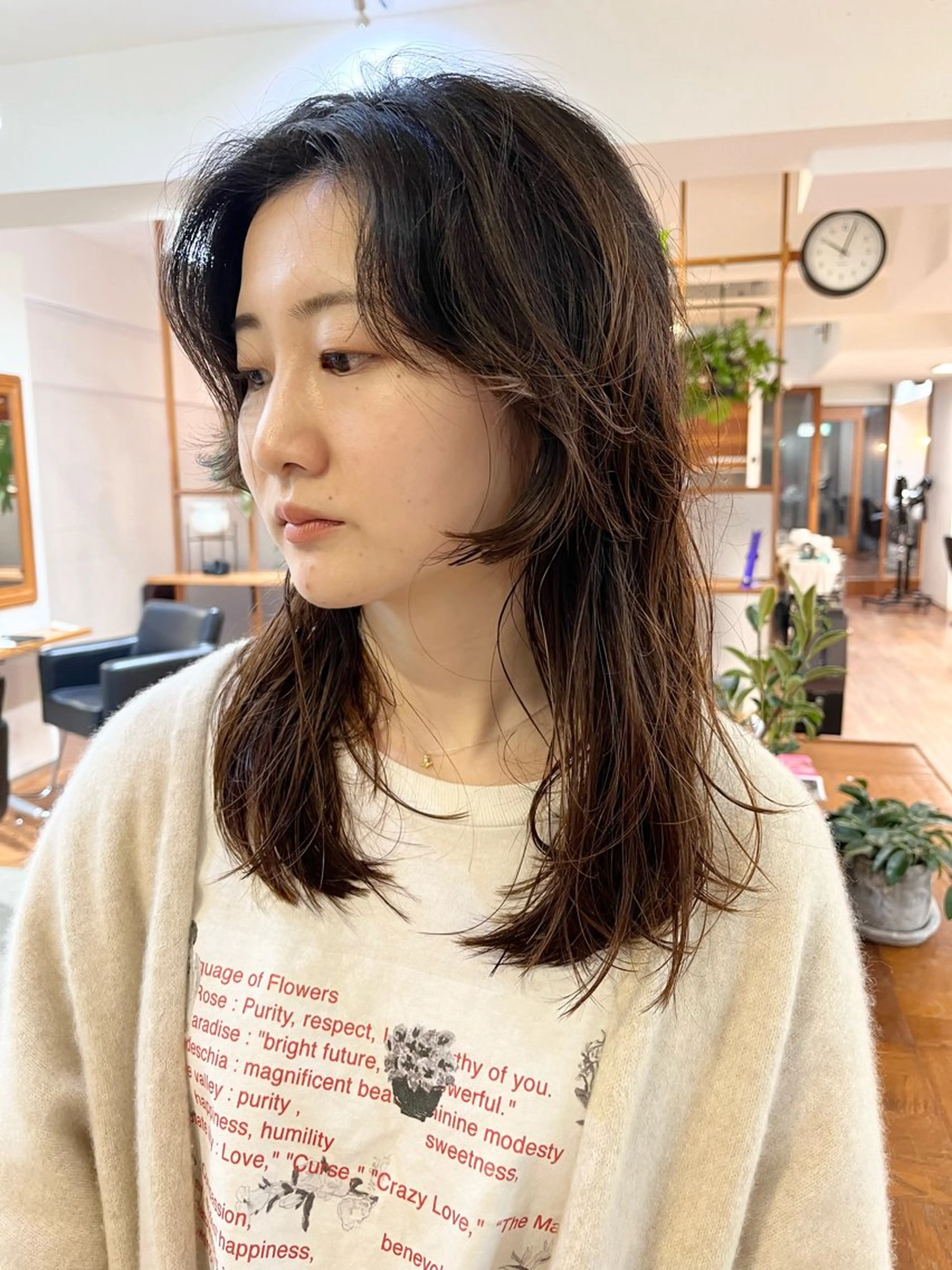 ロング パーマ ロング 若林 良のヘアスタイル