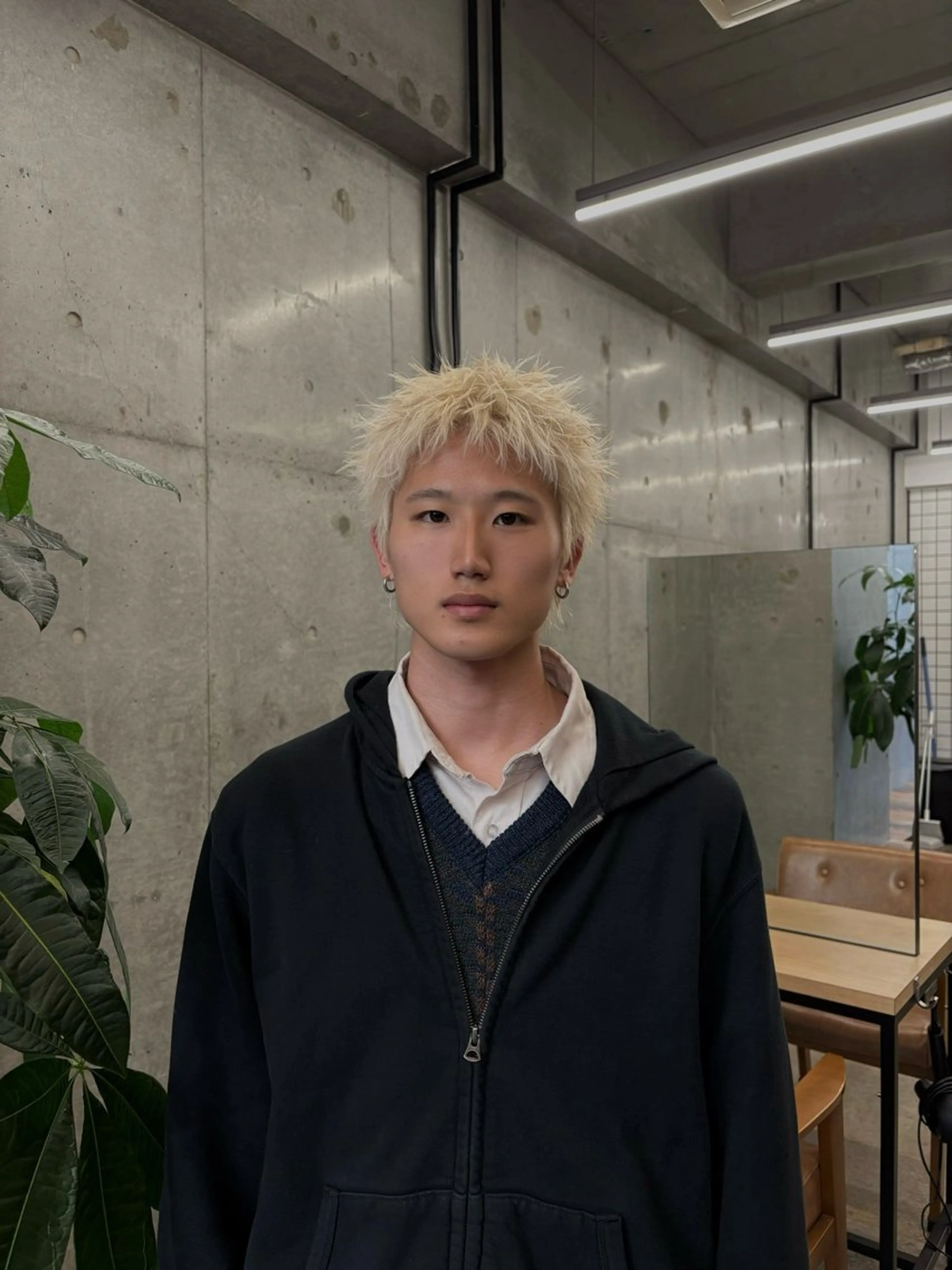 カラー メンズ カット ヘアカラー メンズショート/ 海外ブロンド/ｿｳﾀのヘアスタイル