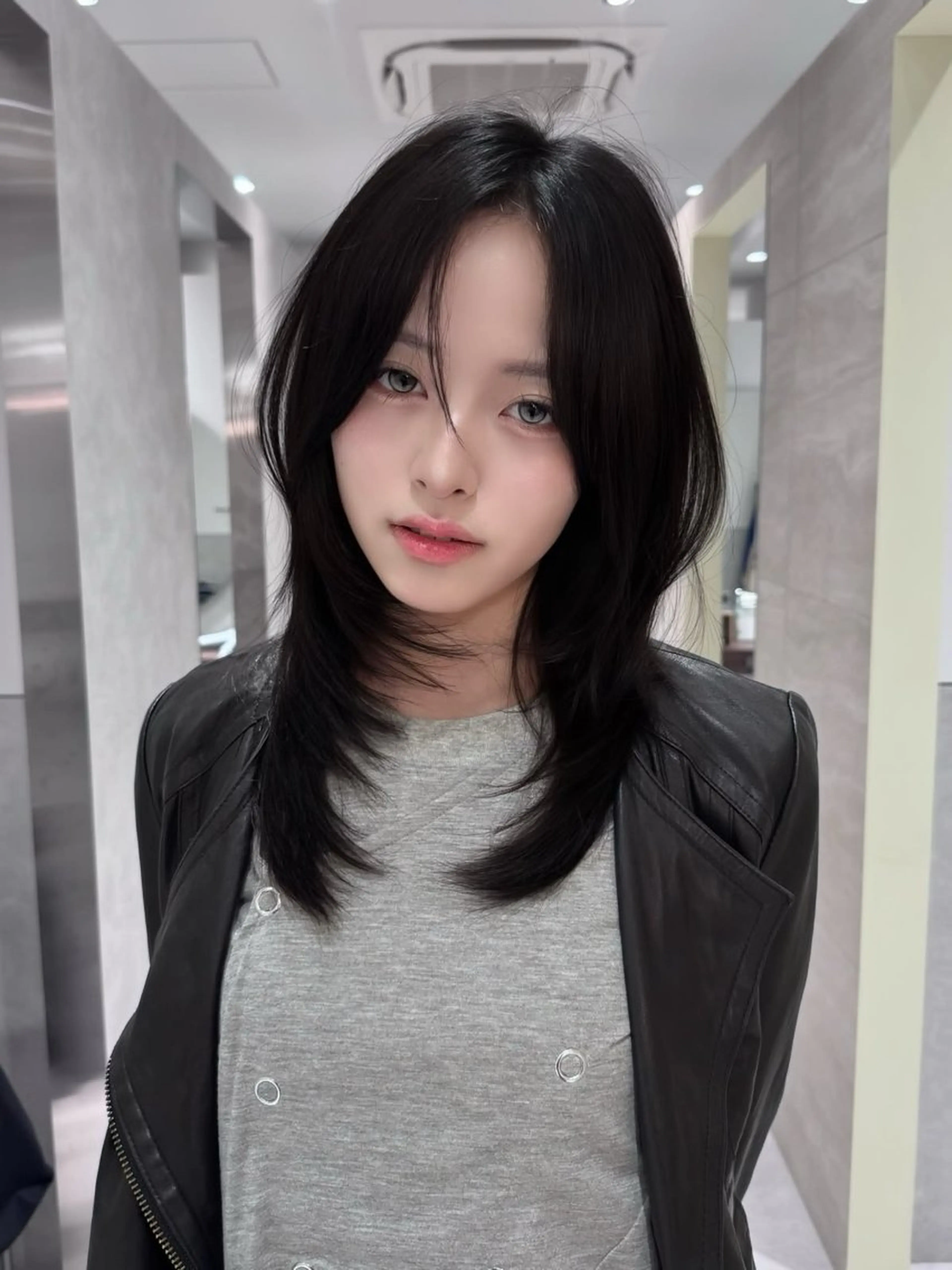 ミディアム ハイレイヤー レイヤーカット 天王寺美容室/ アヤカのヘアスタイル