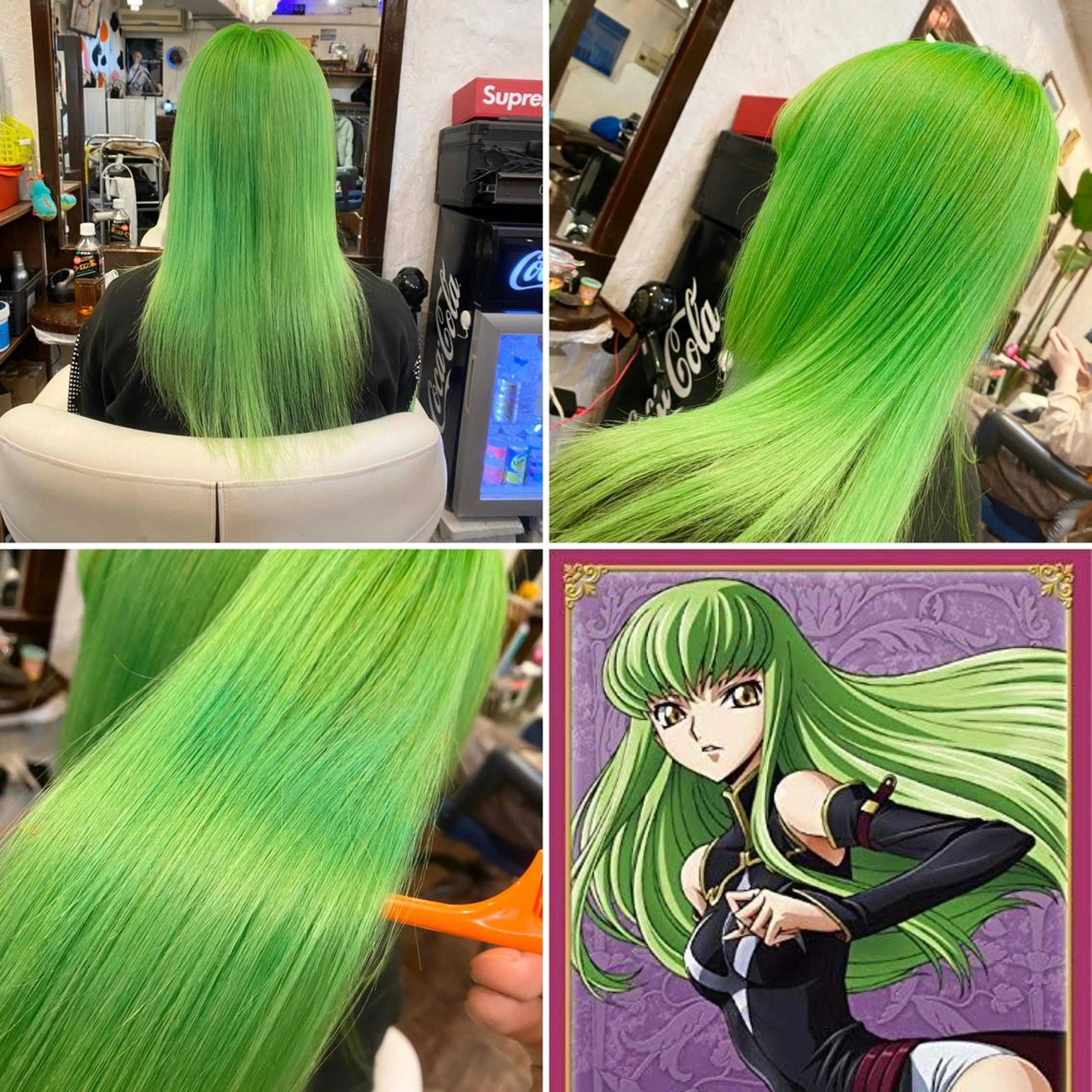 ロング カラー 🌈推し色派手髪 ハイトーンShinのヘアスタイル