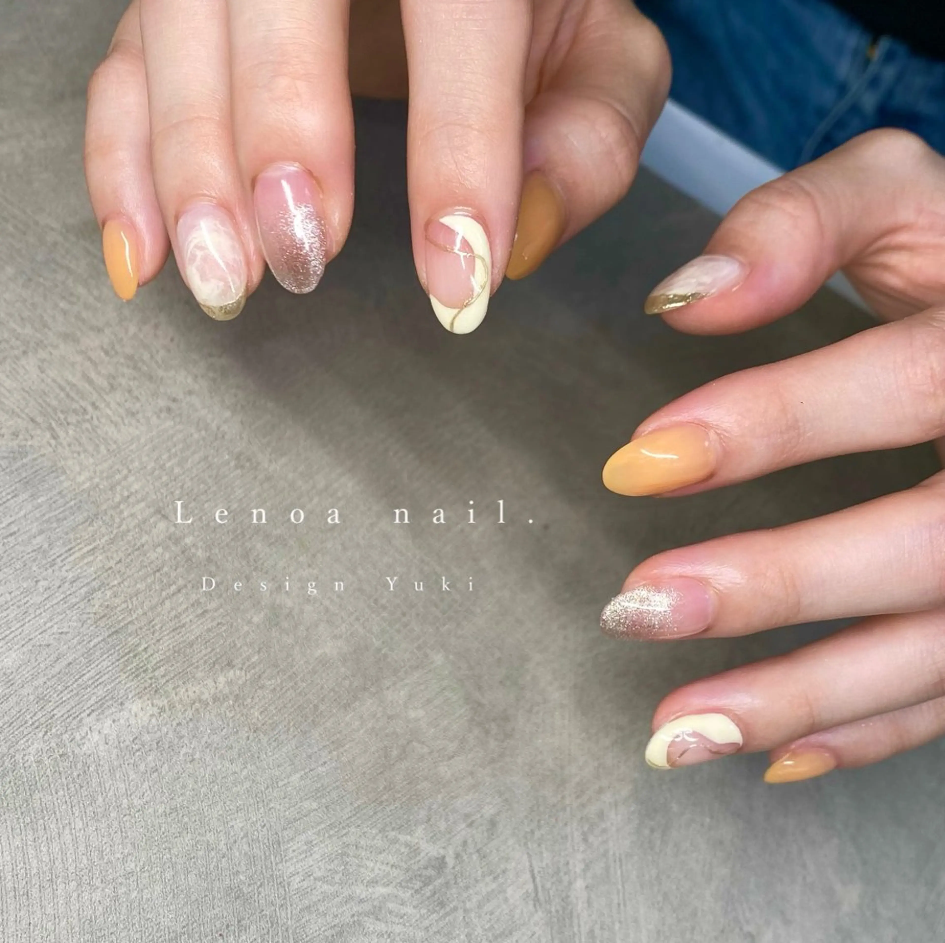 ネイル ハンドネイル Lenoa Yukiのネイルデザイン