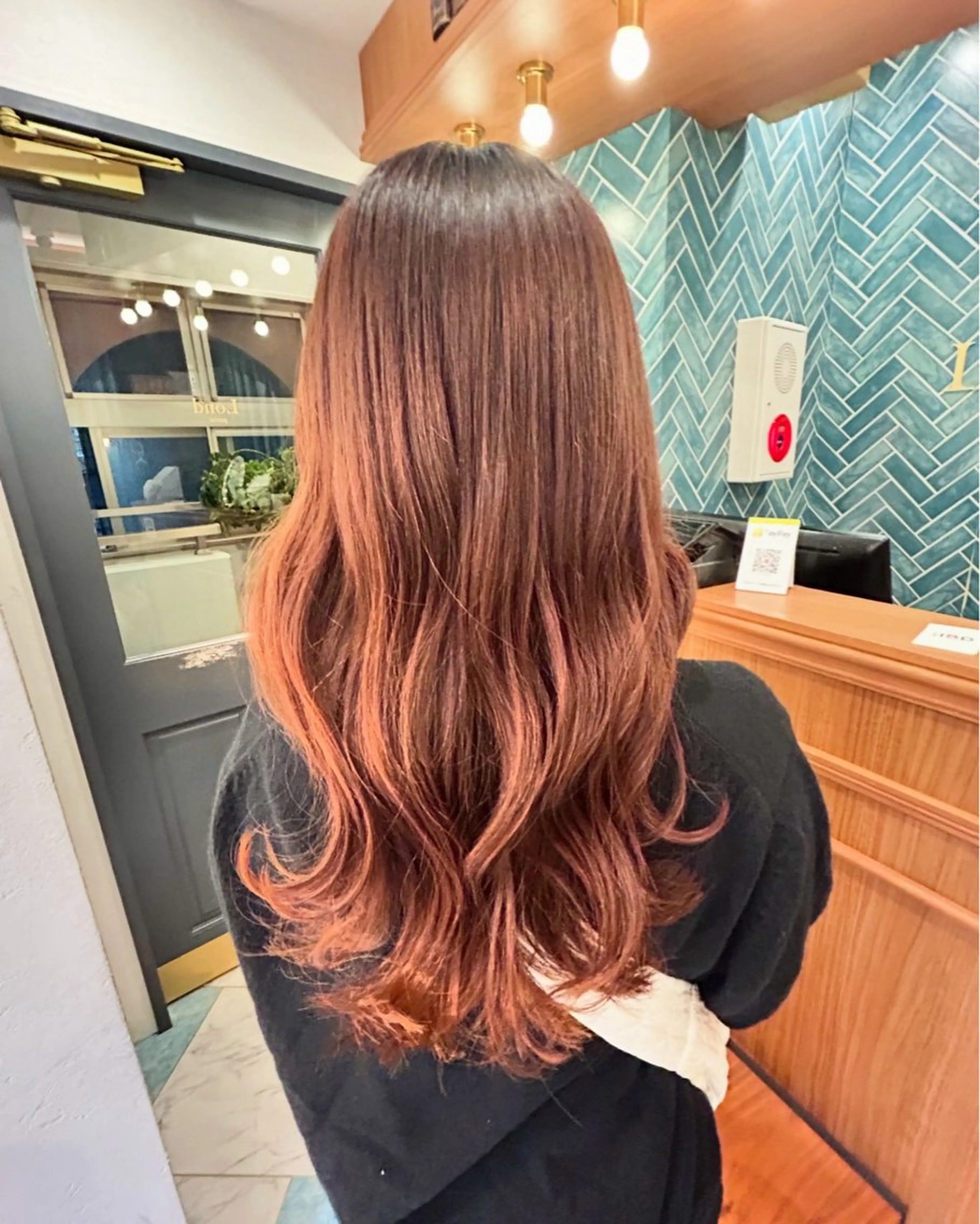 ミディアム カット ヘアカラー トリートメント オリーブカラー/みづ き/ボブパーマ🤍のヘアスタイル