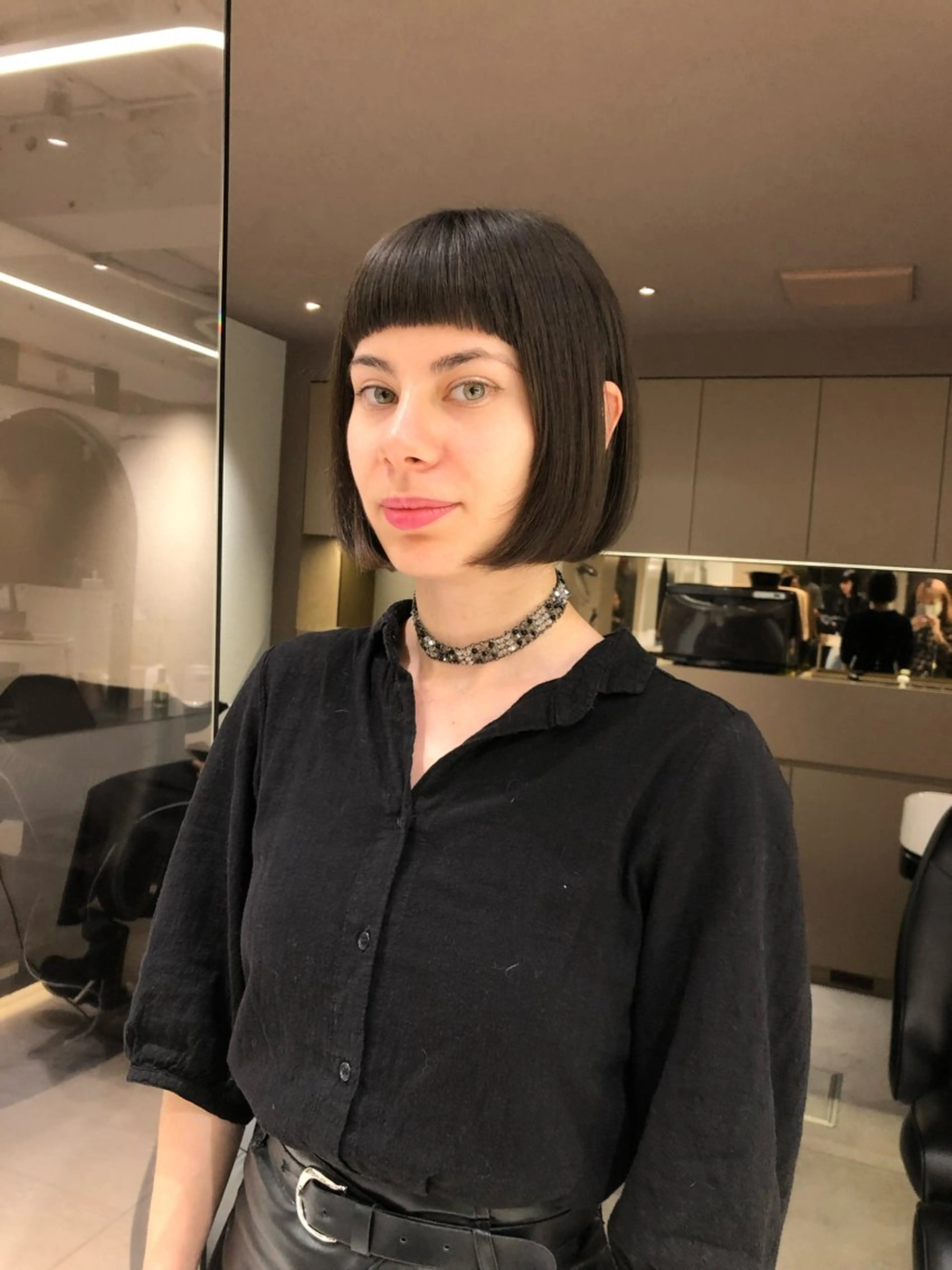 ショート rino🤍 恵比寿レイヤーカットのヘアスタイル