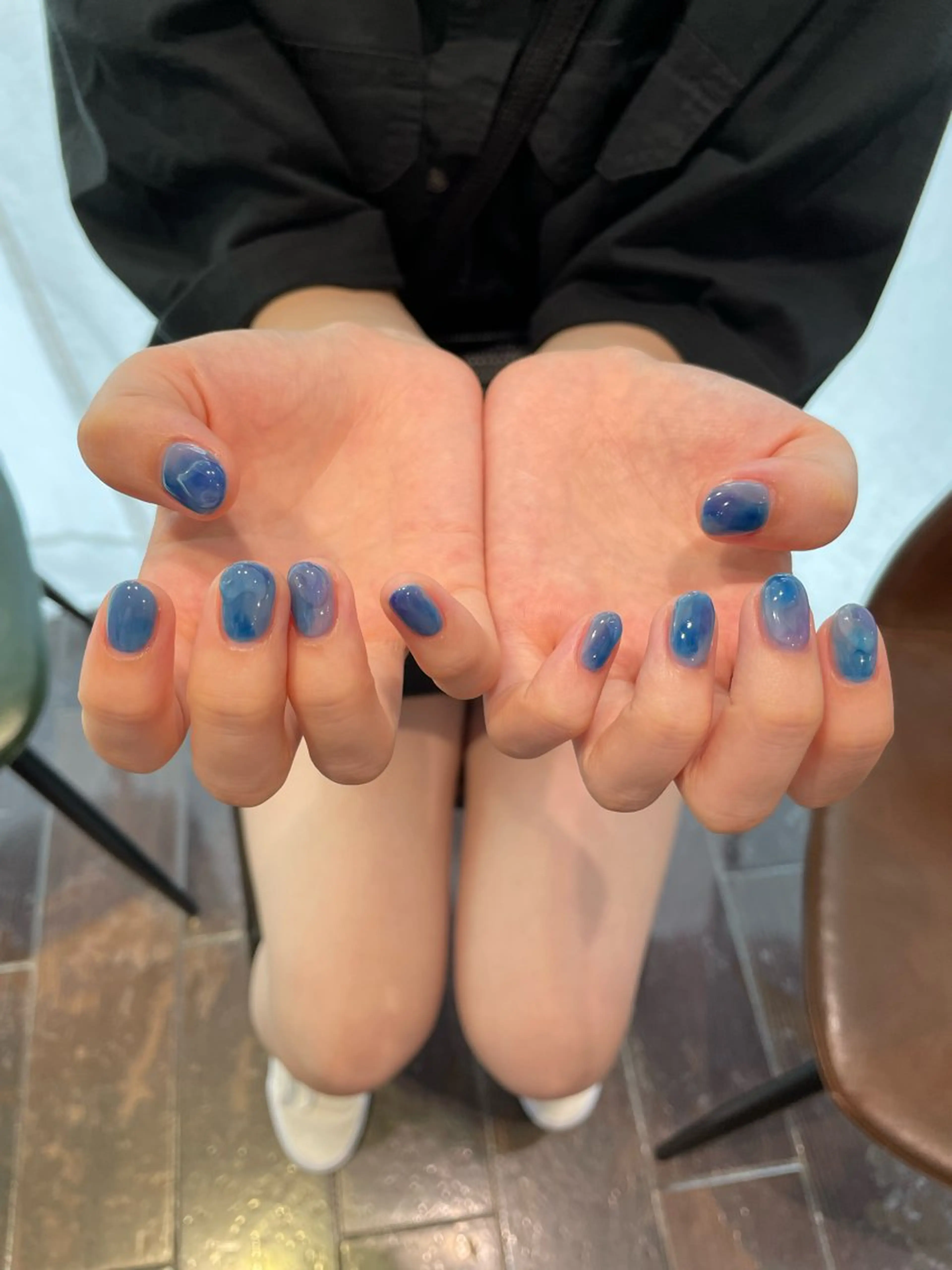 ネイル 夏ネイル ‪るか/‪透明感 カラー/アレンジのヘアスタイル