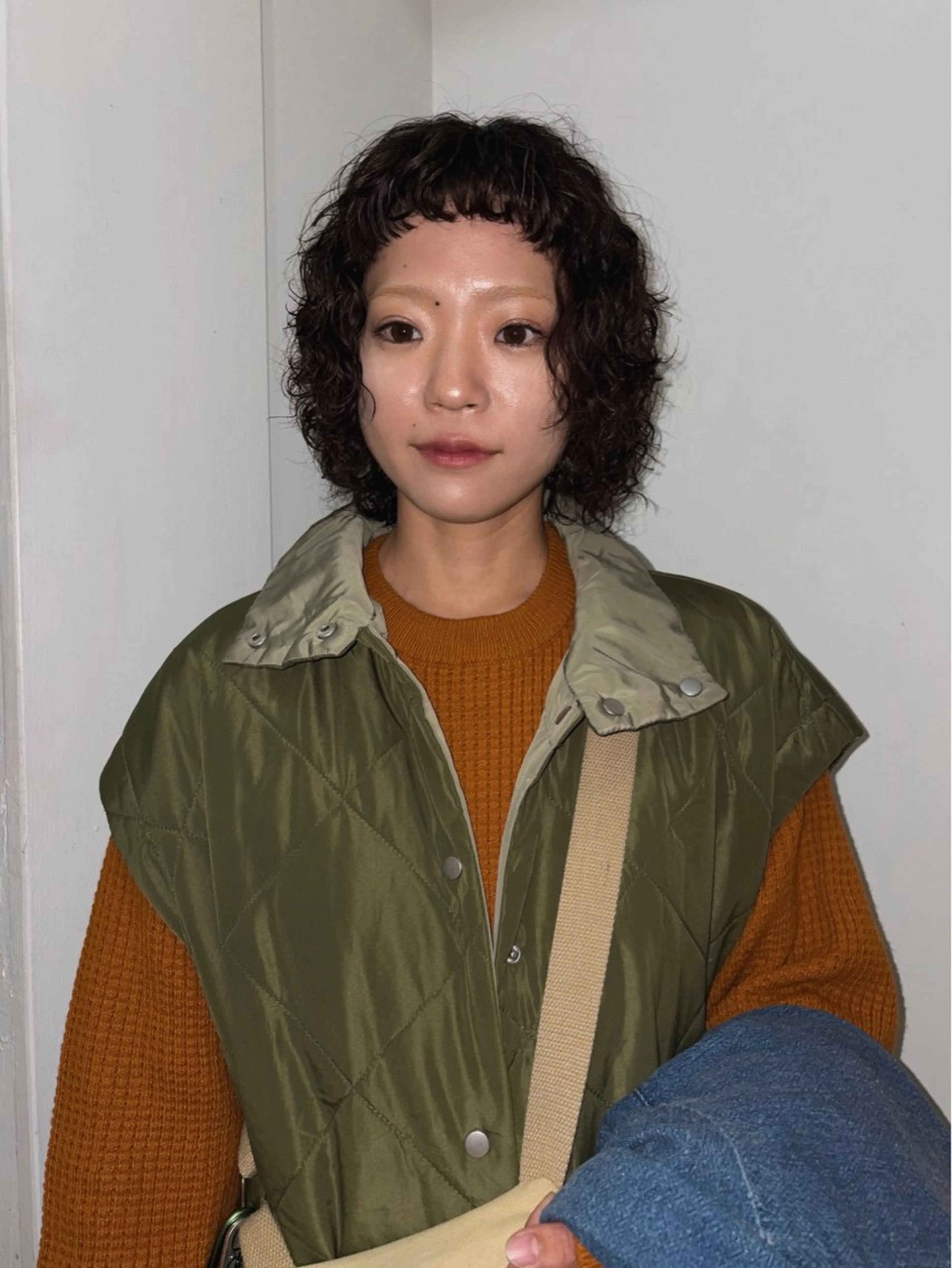 ショート パーマ カット パーマ トリートメント 松本 雪愛のヘアスタイル