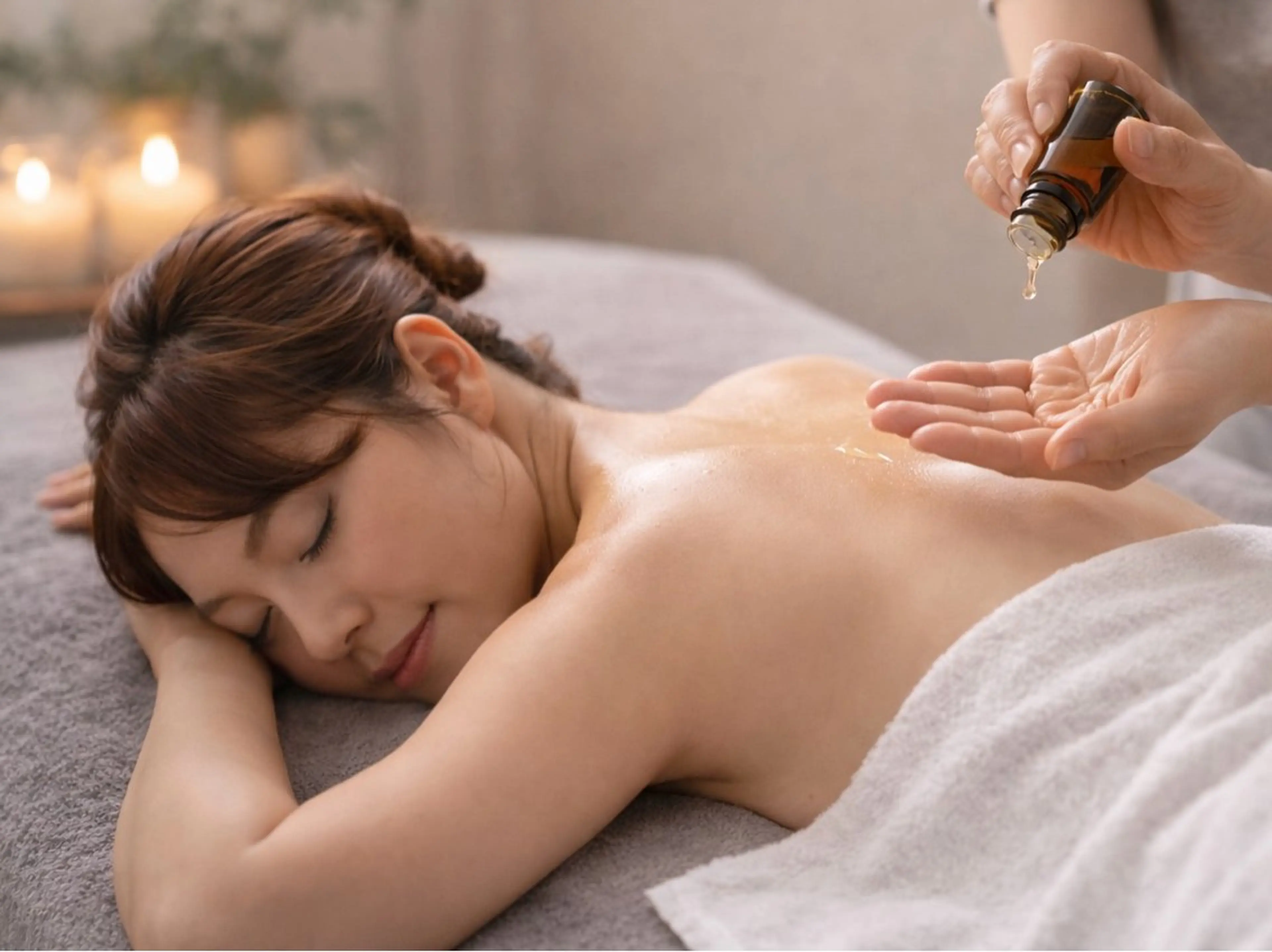 【全身疲れ解消したい】全身アロマオイル60分の写真