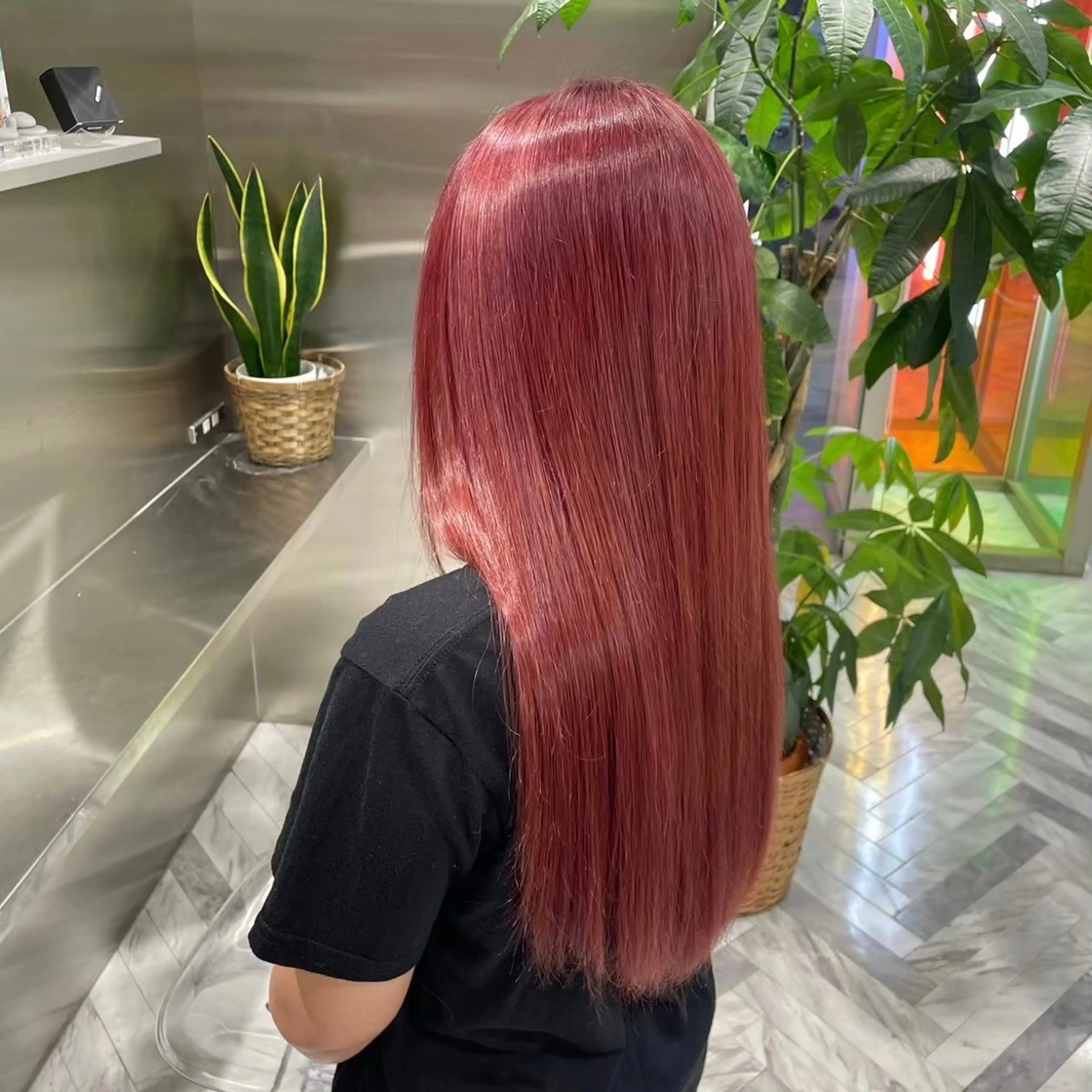 ロング カラー sawaka🪽うる 艶カラー/レイヤーのヘアスタイル